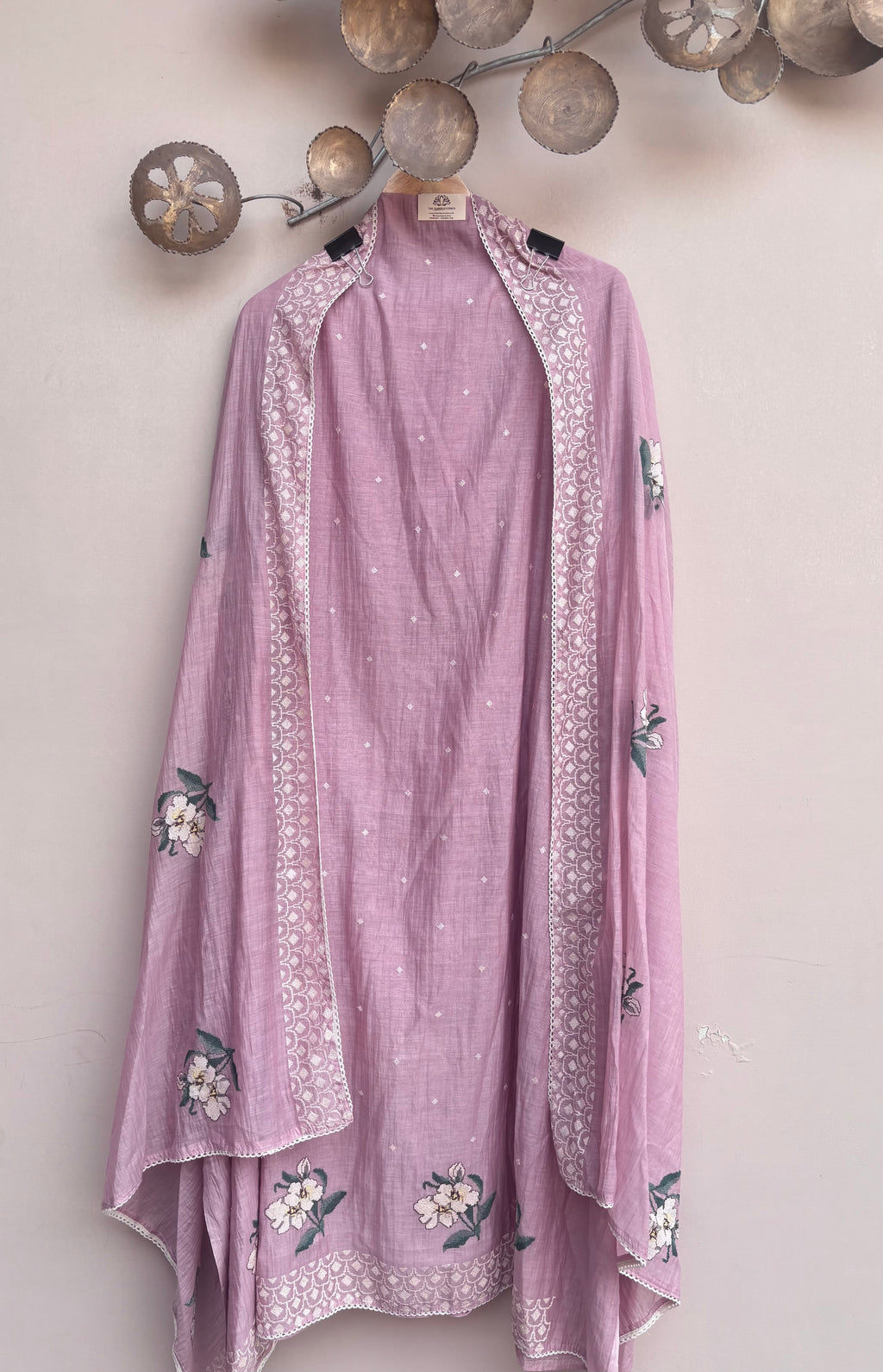 Eira Bloom Mulmul Chanderi Unstitched Suit