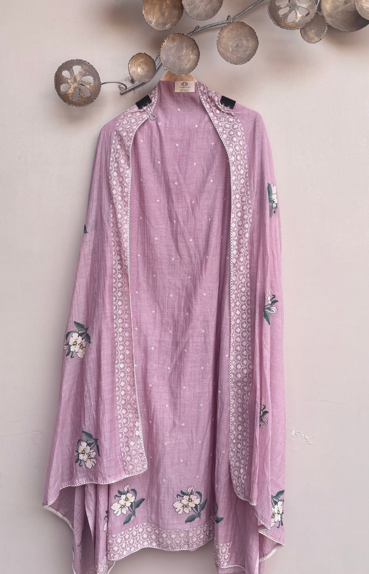 Eira Bloom Mulmul Chanderi Unstitched Suit