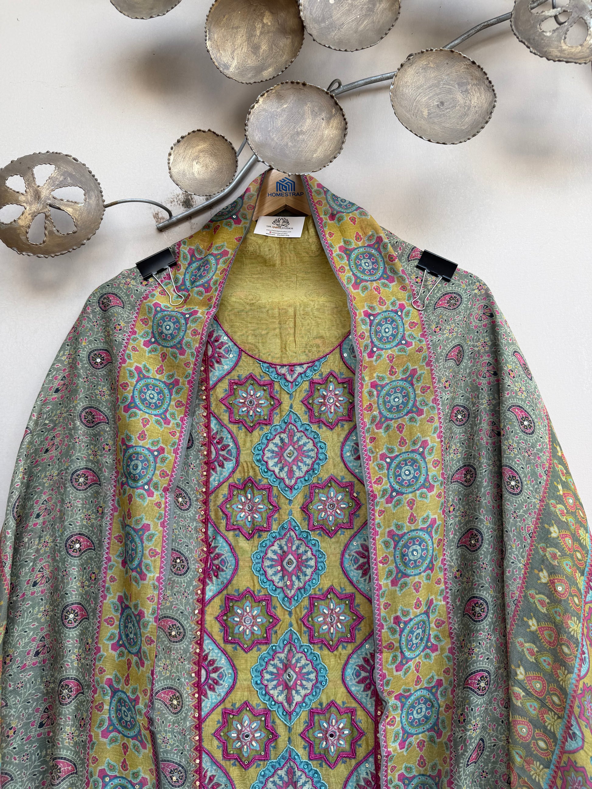 Sage Riwaayat Unstitched Suit