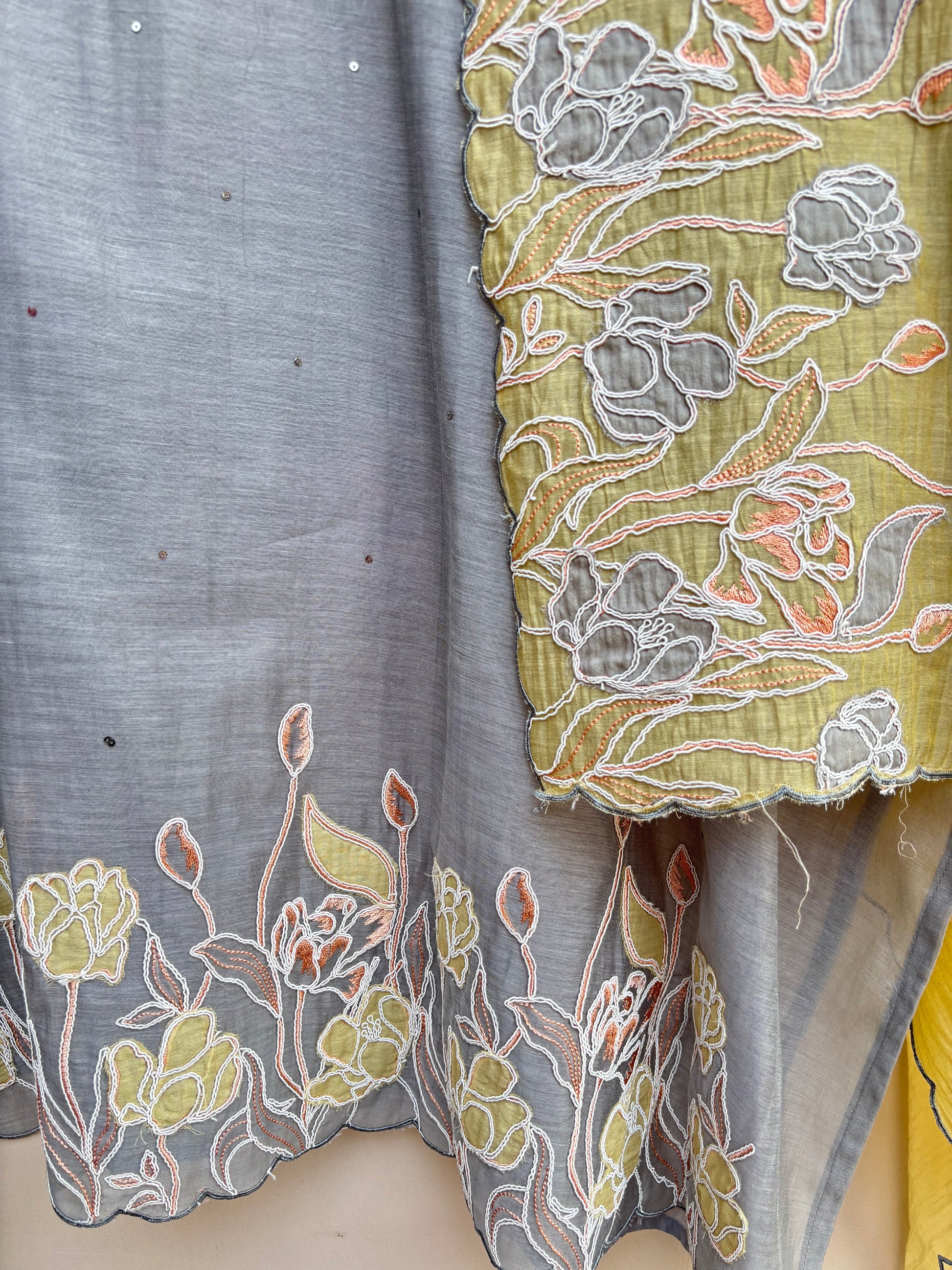 Tulip Whisper Unstitched Suit