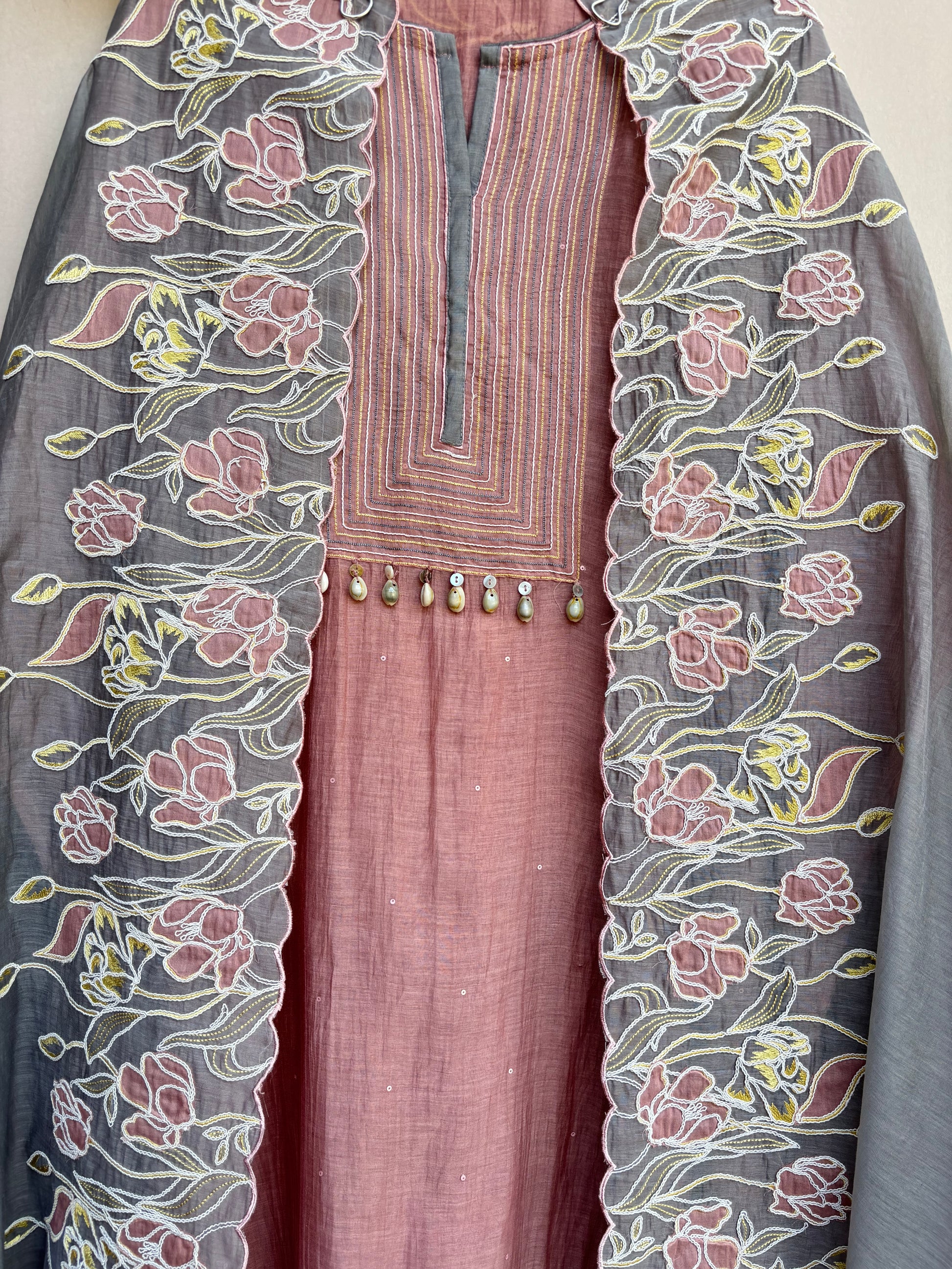Tulip Whisper Unstitched Suit