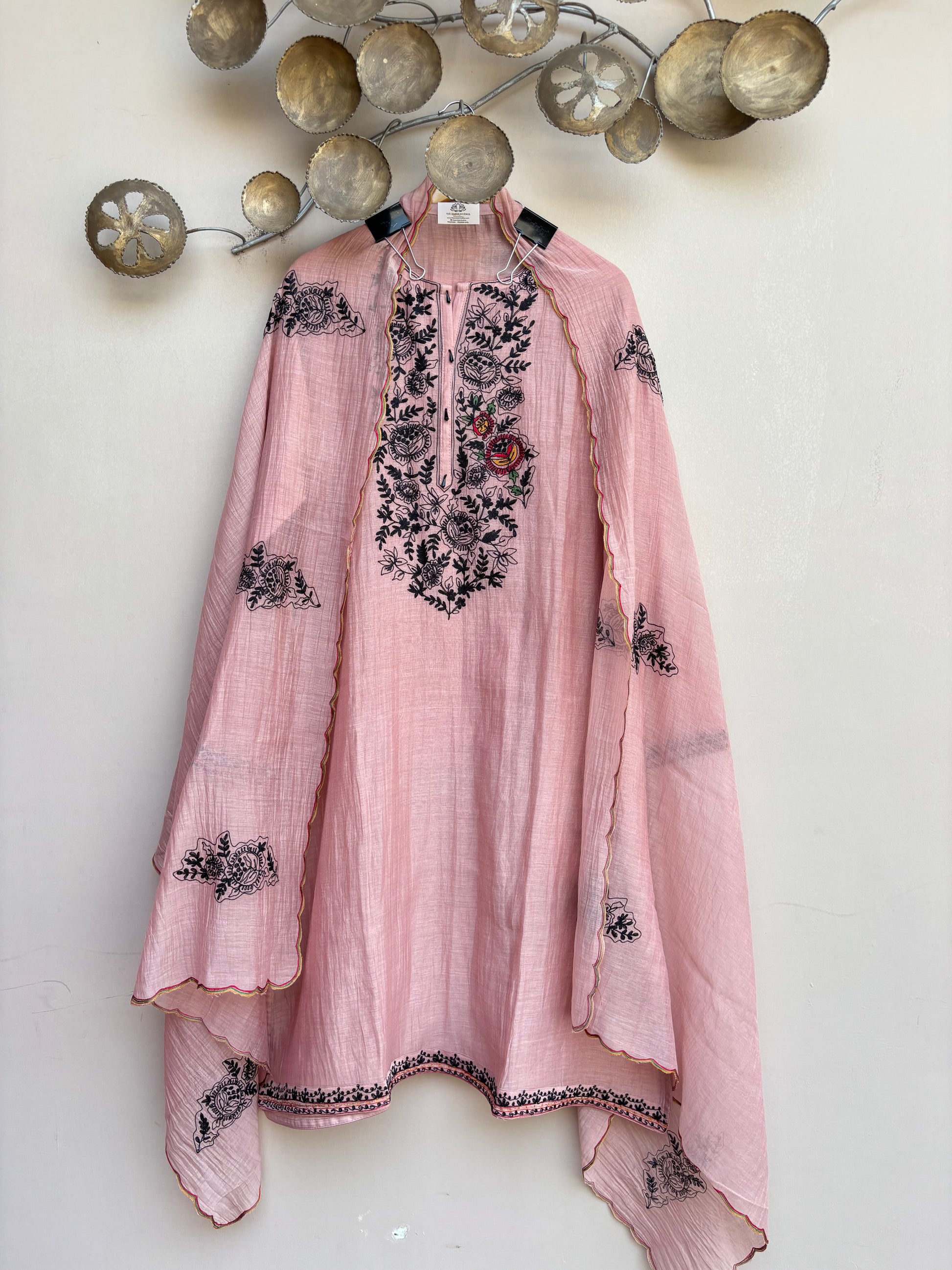 Gulbahar Noir Unstitched Suit