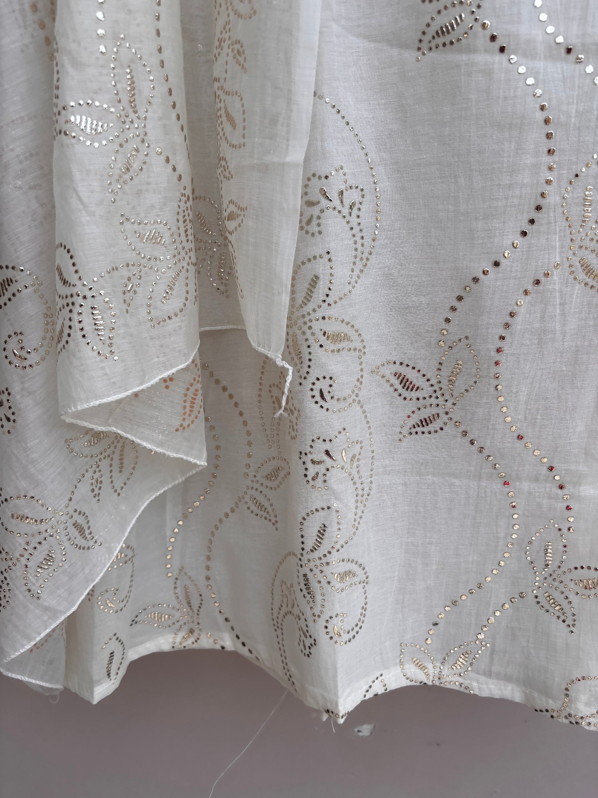 Pearl Noor Mulmul Chanderi Unstitched Suit