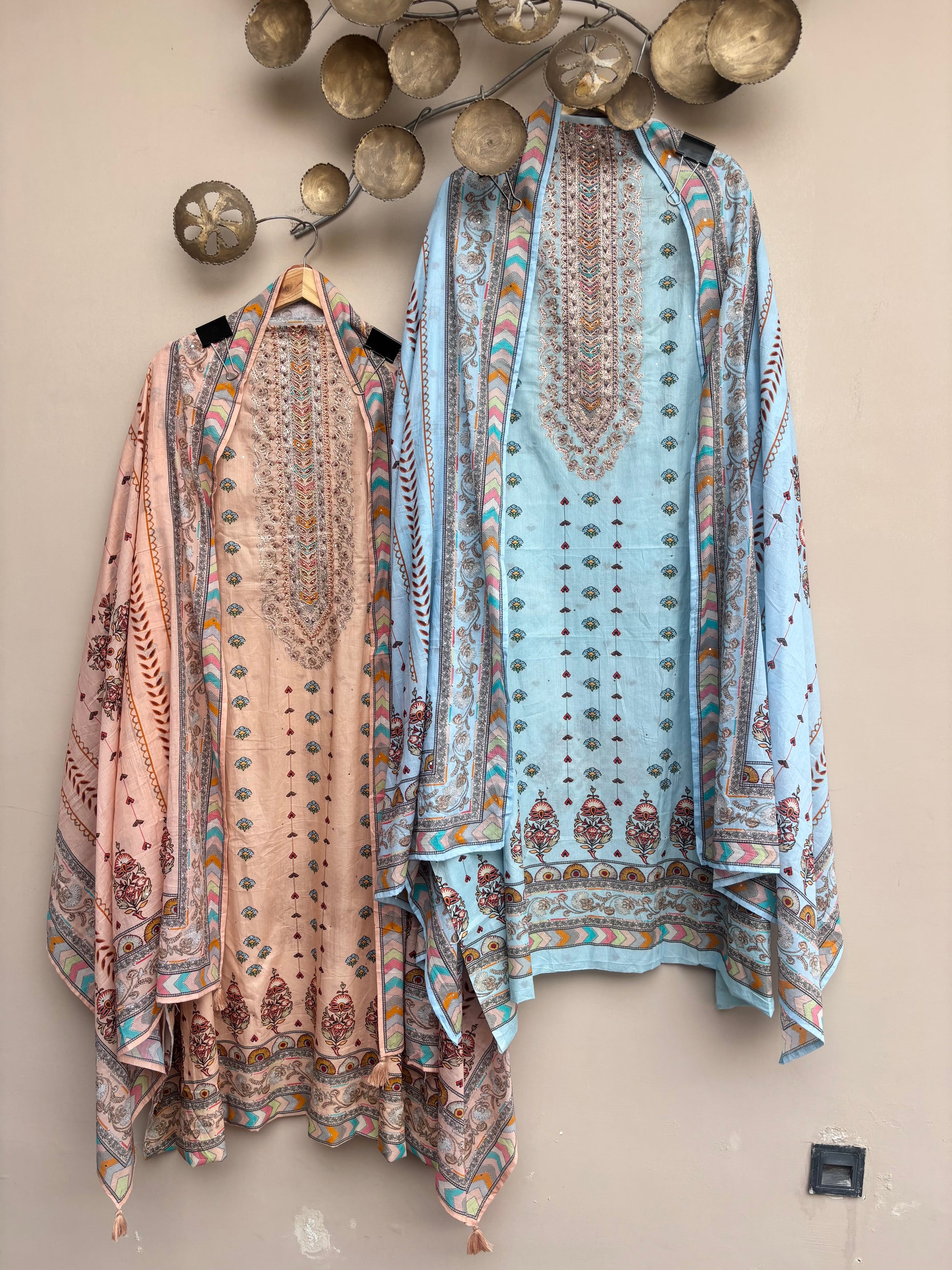 Afsana Mulmul Unstitched Suit