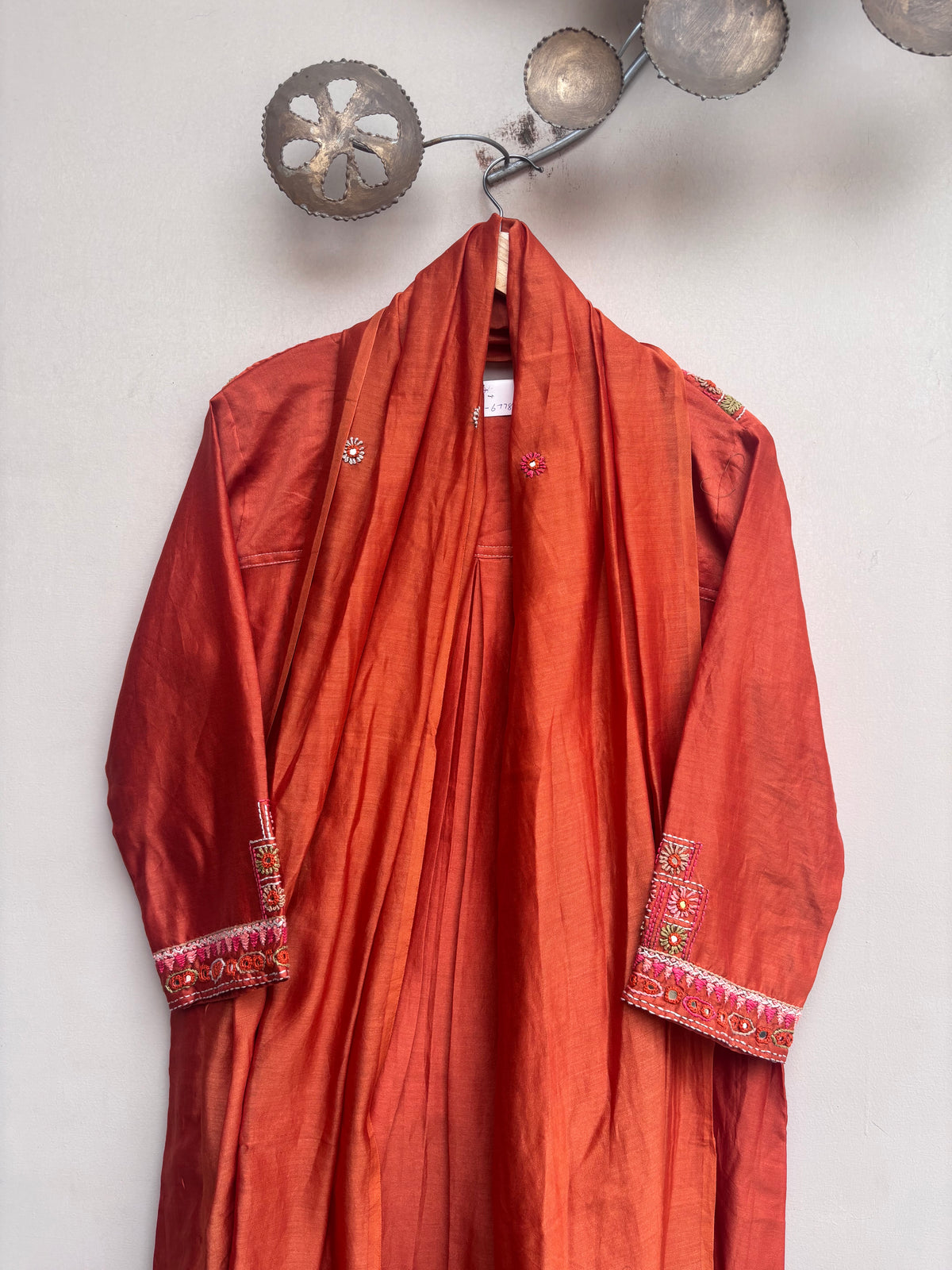 Zeba Chanderi Kurta Set