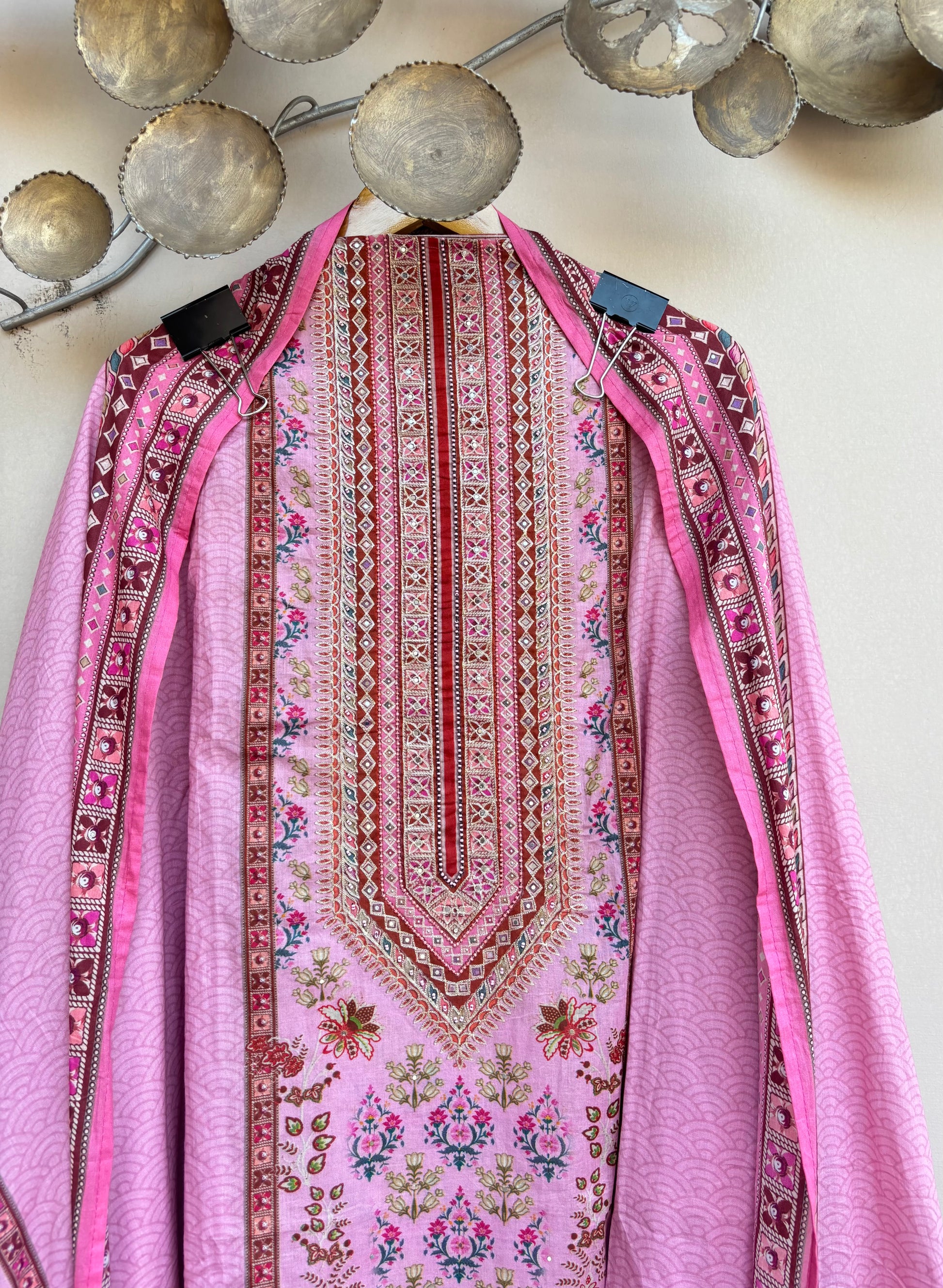 Gulnaar Bloom Unstitched Suit