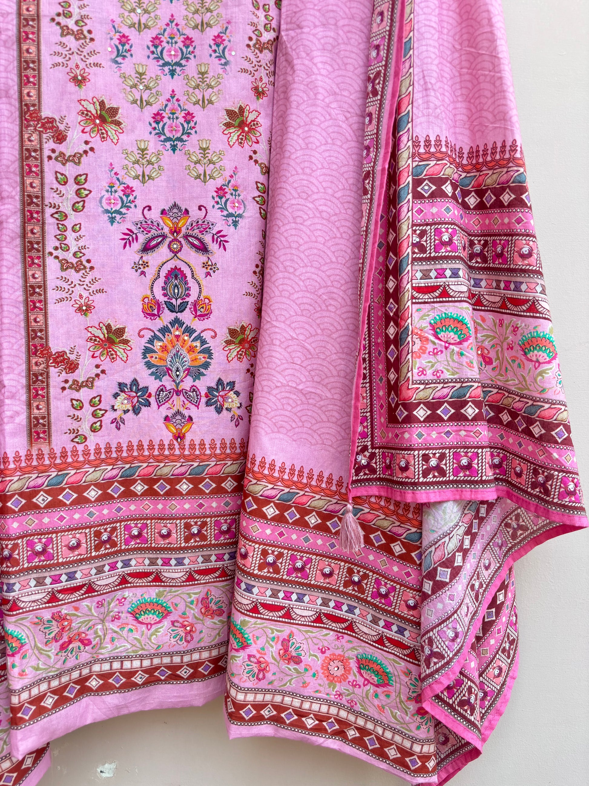 Gulnaar Bloom Unstitched Suit