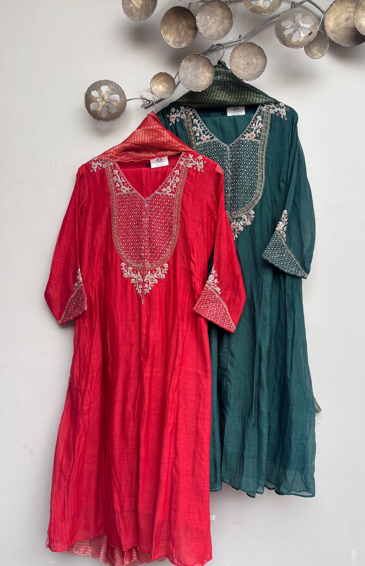 Mehrunnisa Mulmul Chanderi Kurta Set