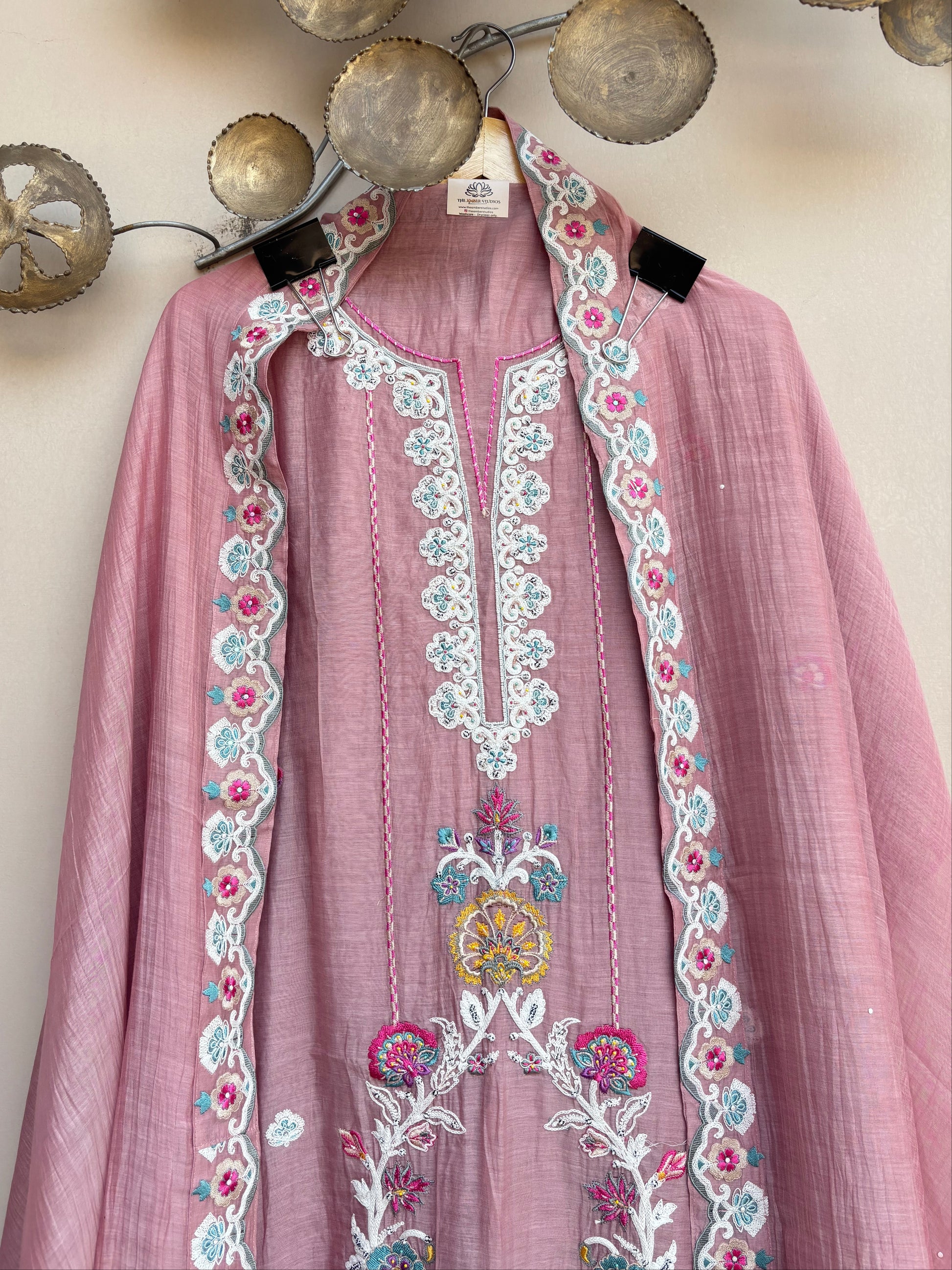 Rosé Mehar Unstitched Suit