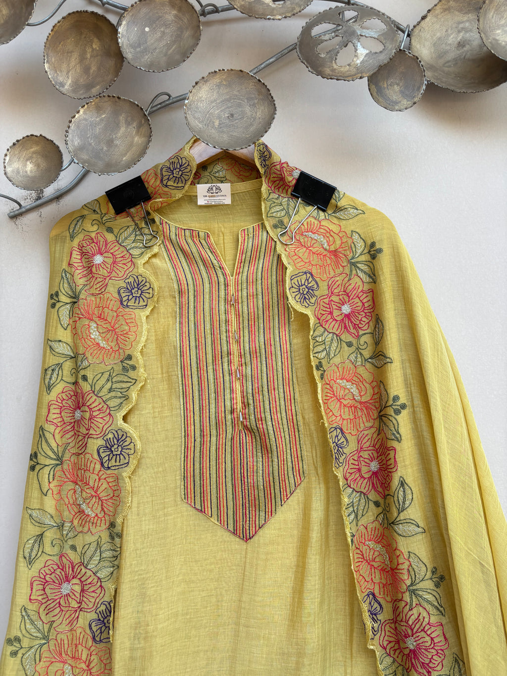 Gulbahaar Tassel Unstitched Suit