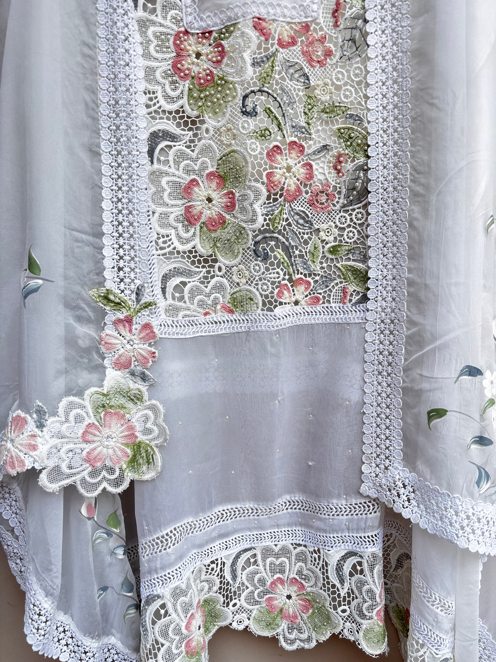Floral Reverie Luxe Unstitched Suit