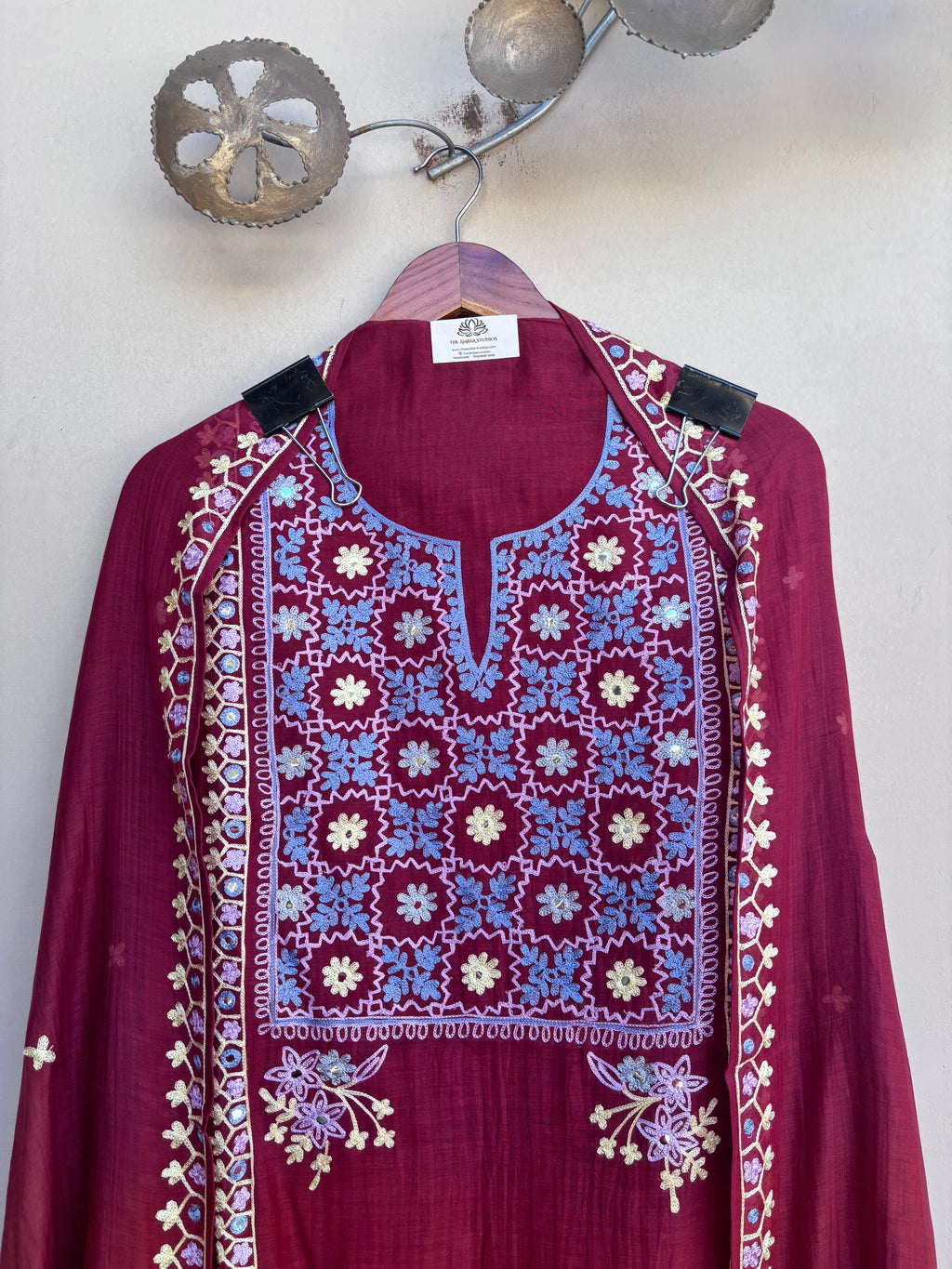 Zarmin Mulmul Chanderi Unstitched Suit