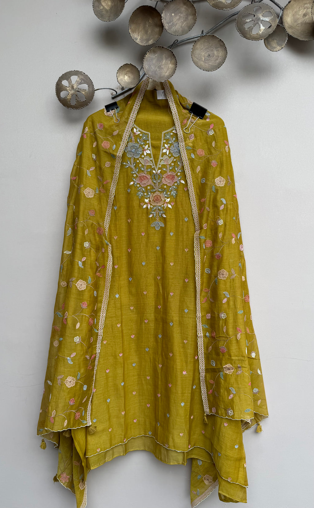 Noor Zariya Mulmul Chanderi Unstitched Suit