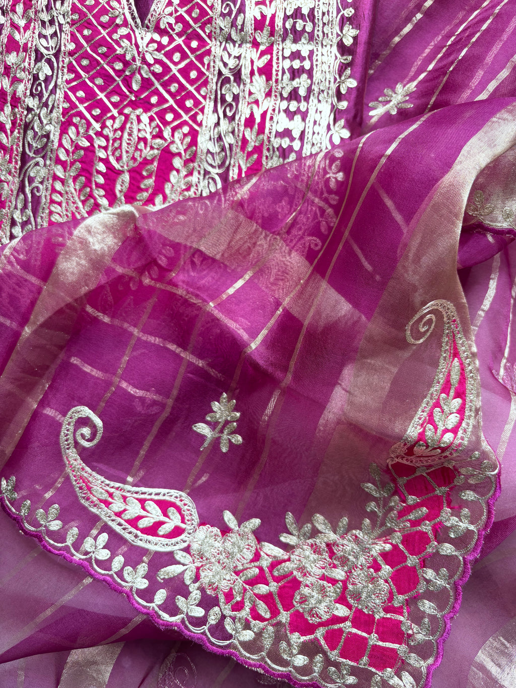Qamara Luxe Pure Silk Unstitched Suit