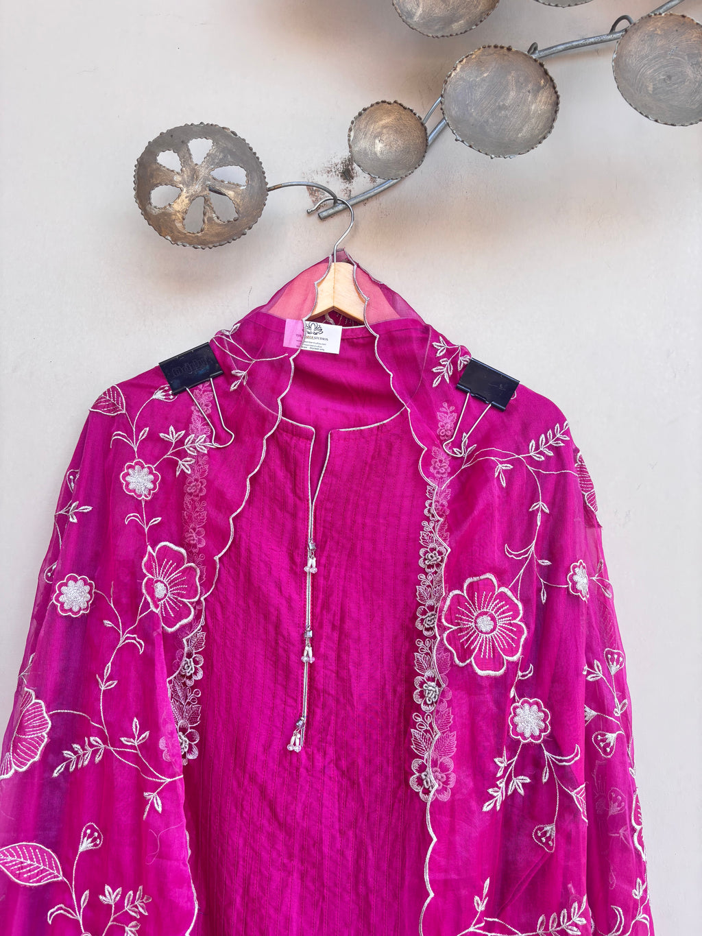 Rawaq Bloom Chanderi Unstitched Suit