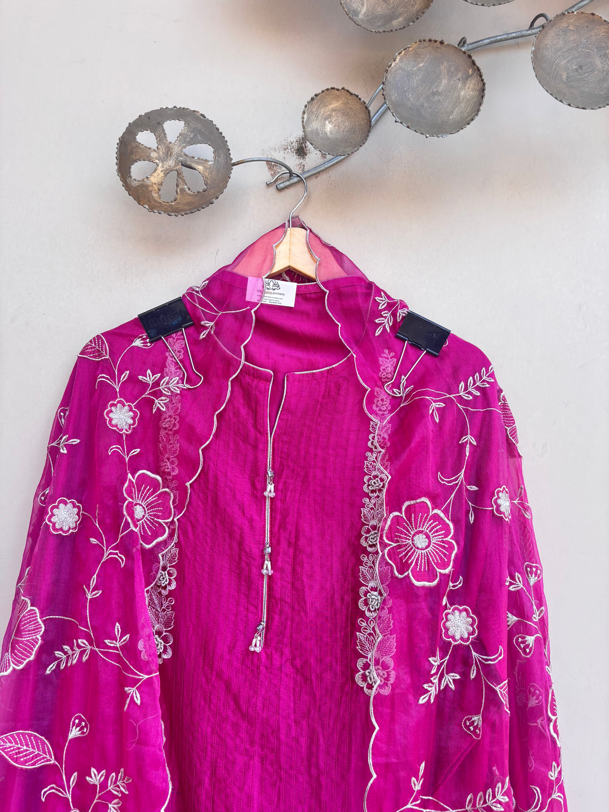 Rawaq Bloom Chanderi Unstitched Suit