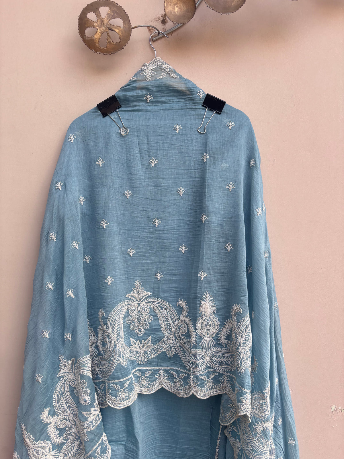 Gulchehra Mulmul Chanderi Unstitched Suit