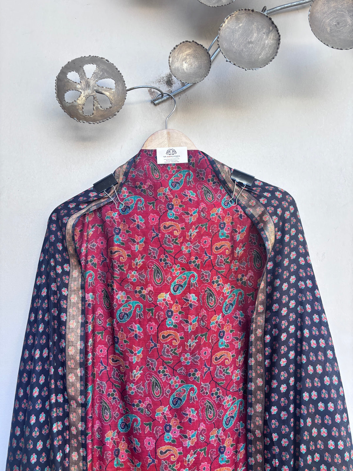 Qasreen Soft Maheshwari Unstitched Suit
