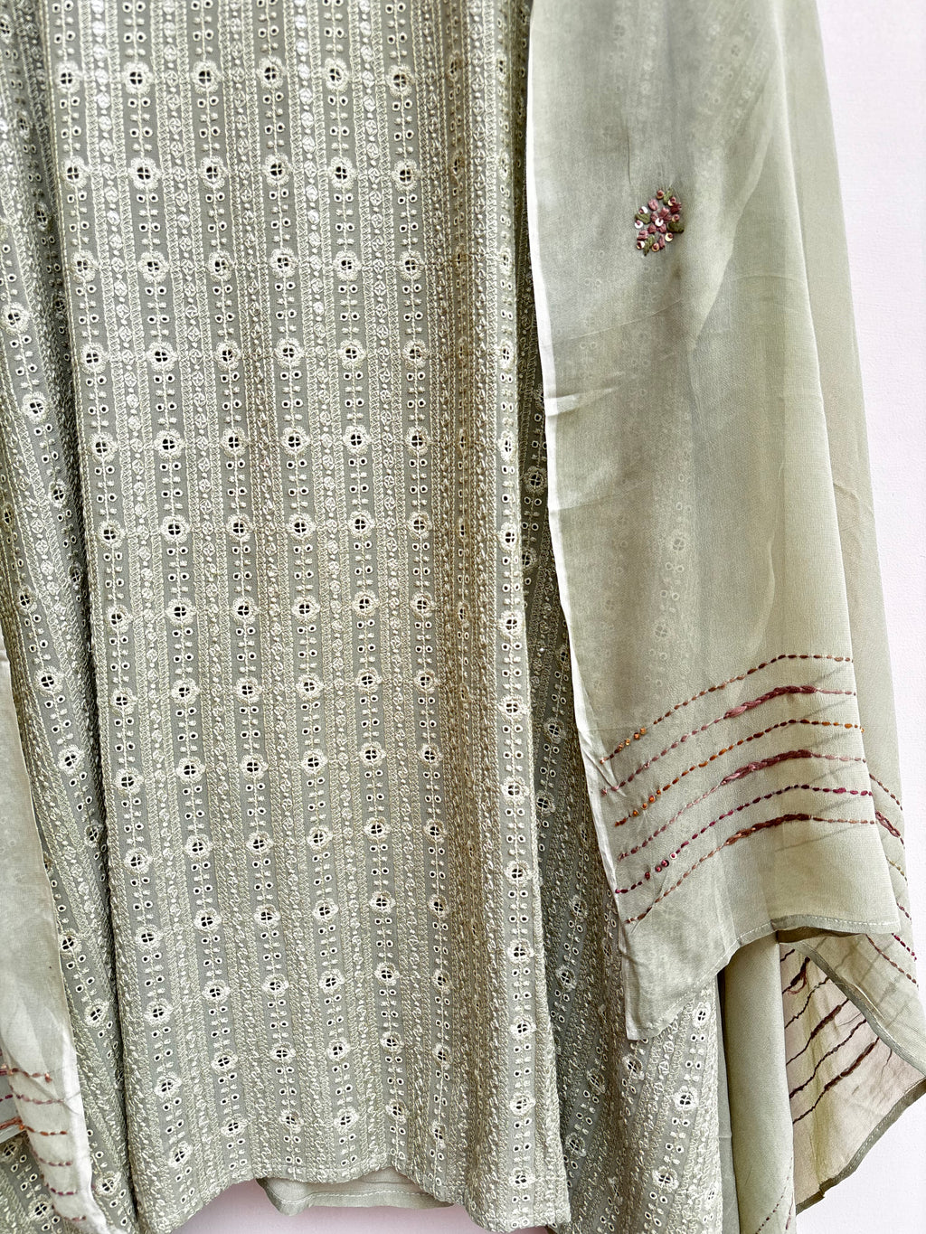 Mehndi Noor Georgette Unstitched Suit
