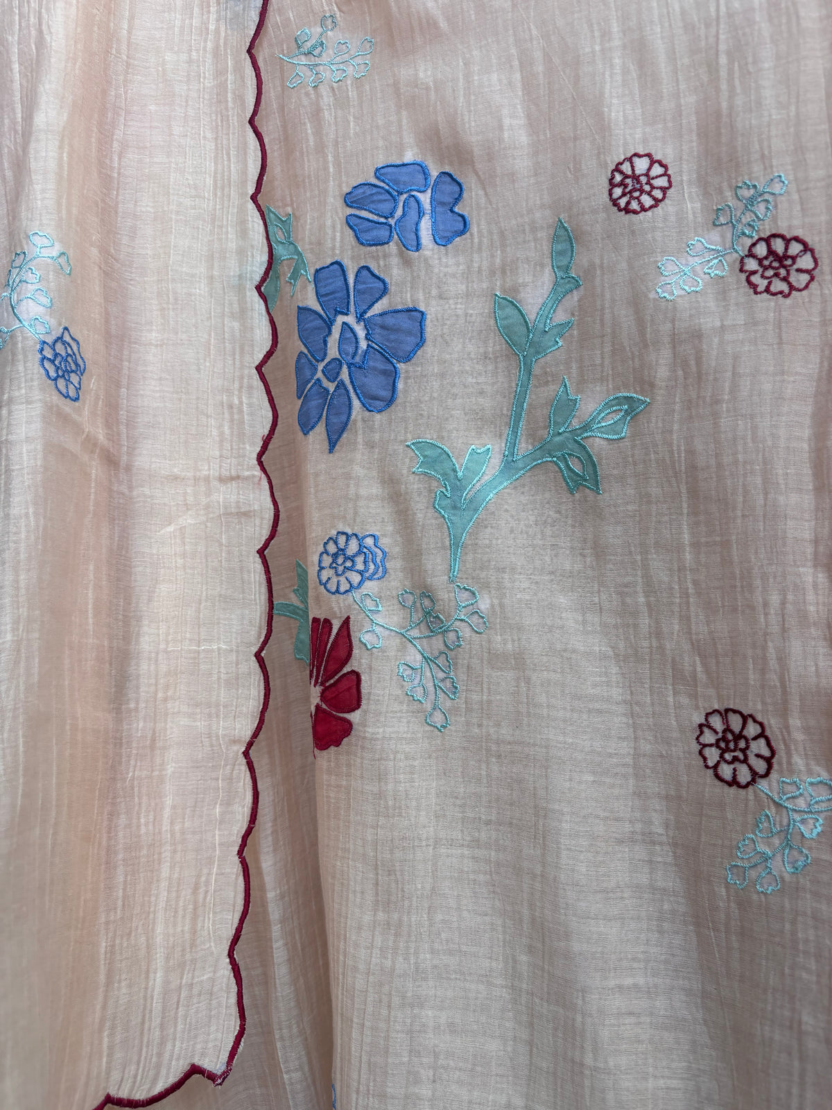 Haneen Aura Mulmul Chanderi Unstitched Suit