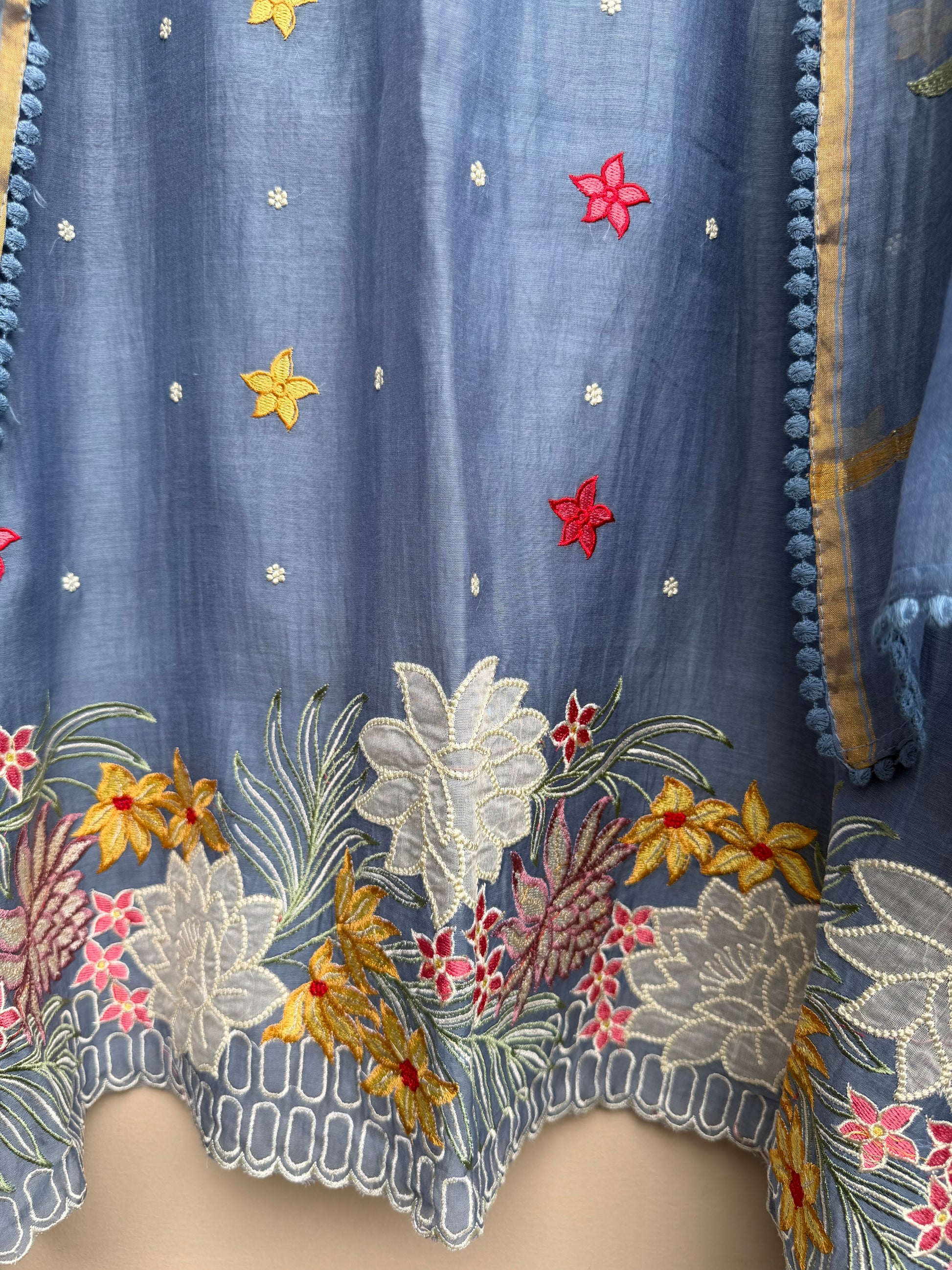 Safa Bloom Unstitched Suit