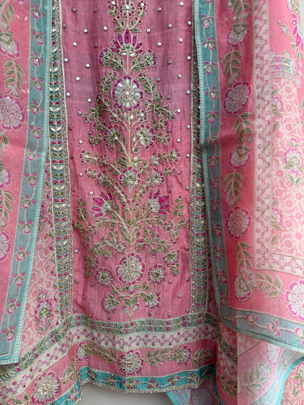 Blush Zeenat Unstitched Suit
