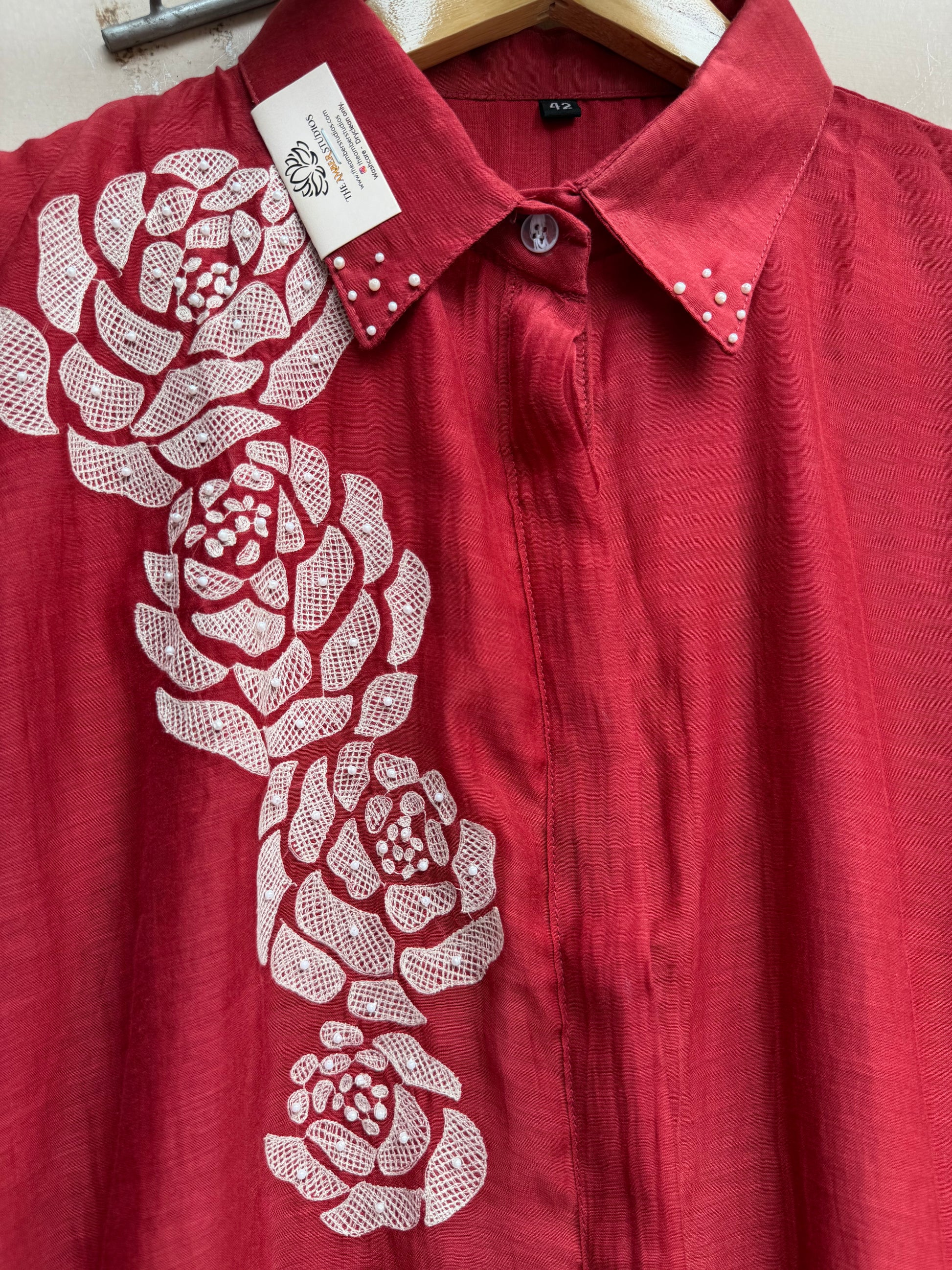 Ruby Muse Mulchanderi Shirt