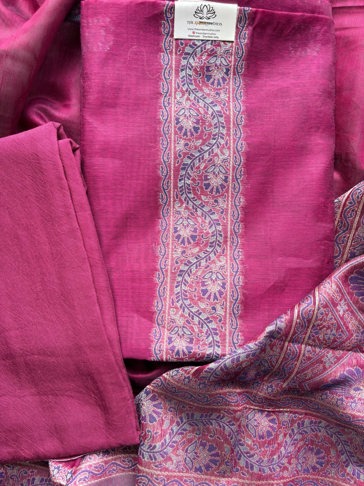 Sutrika Jamdani Cotton Unstitched Suit