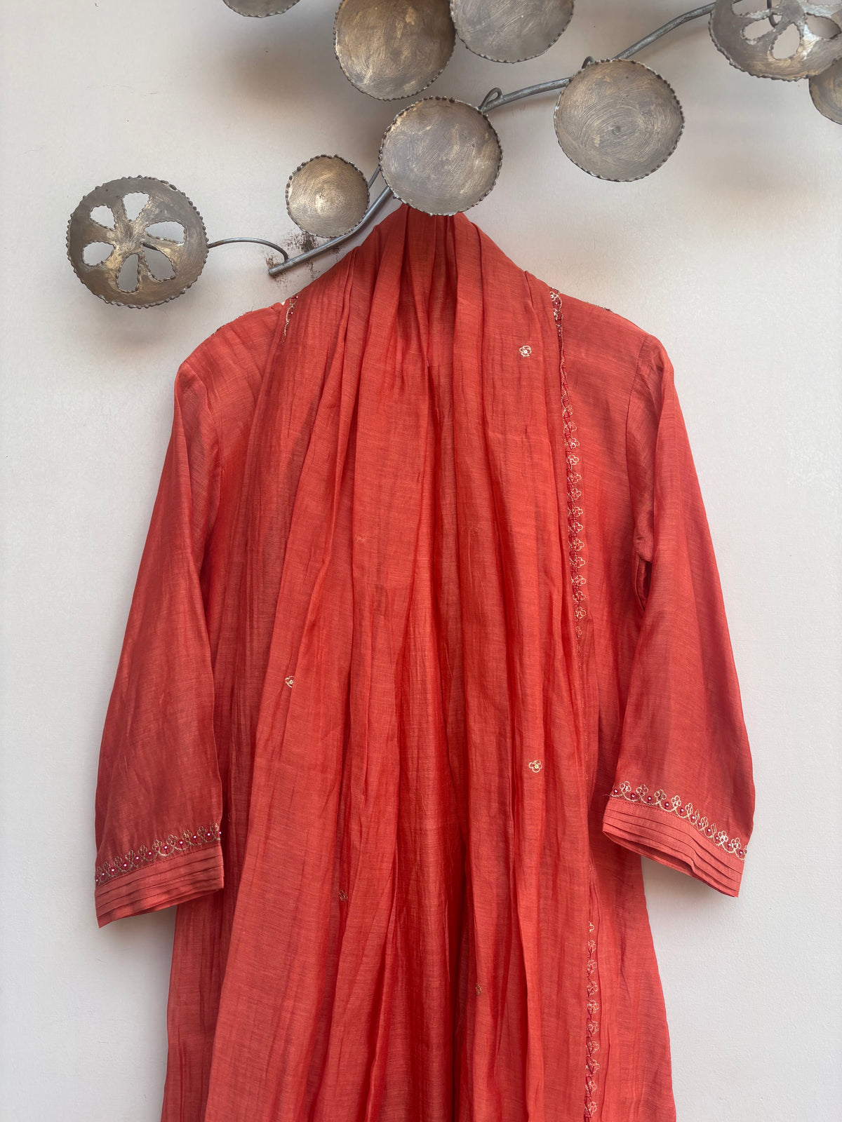 Jahanara Mulmul Chanderi Kurta Set