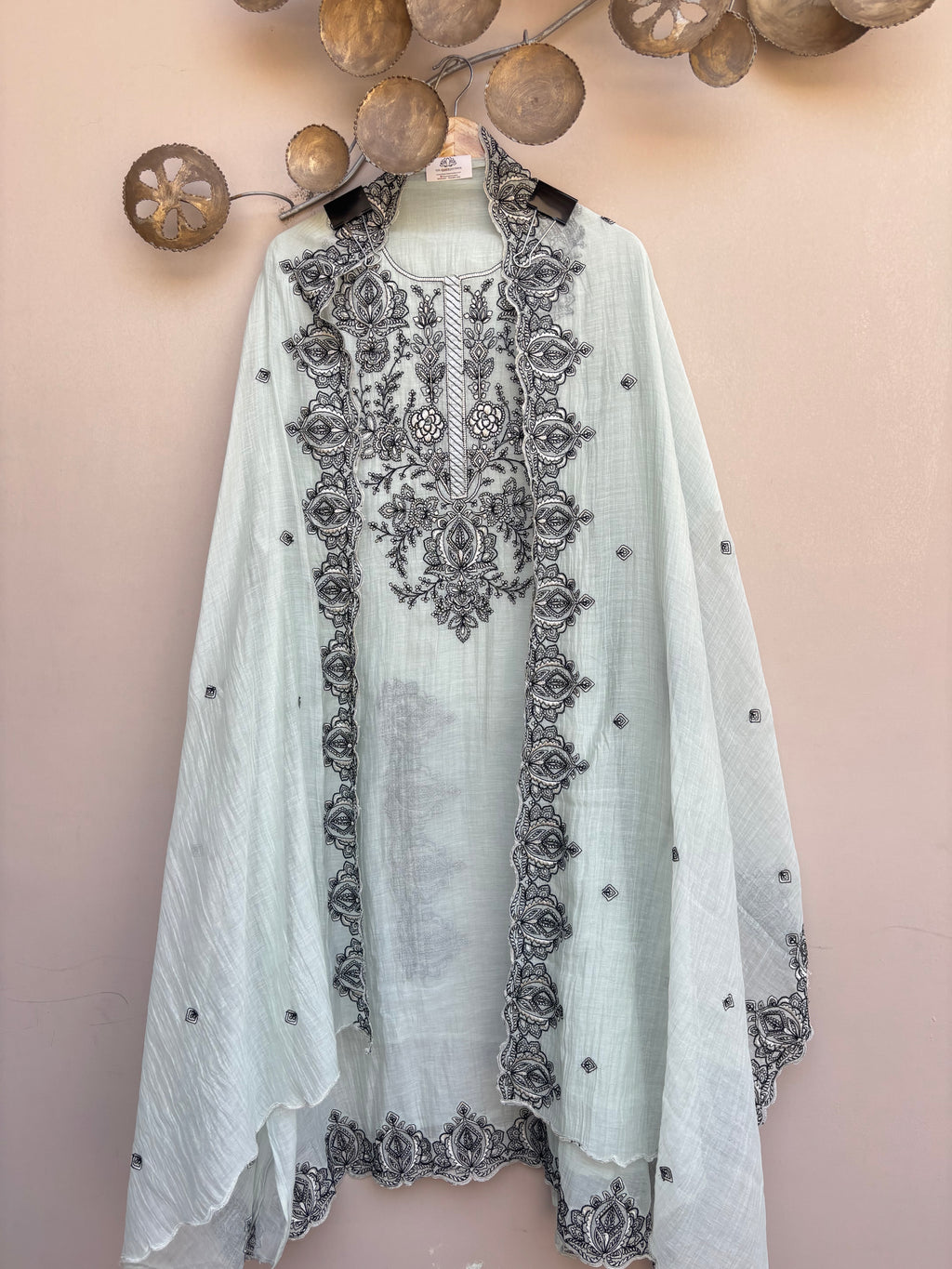 Celeste Garden Unstitched Suit