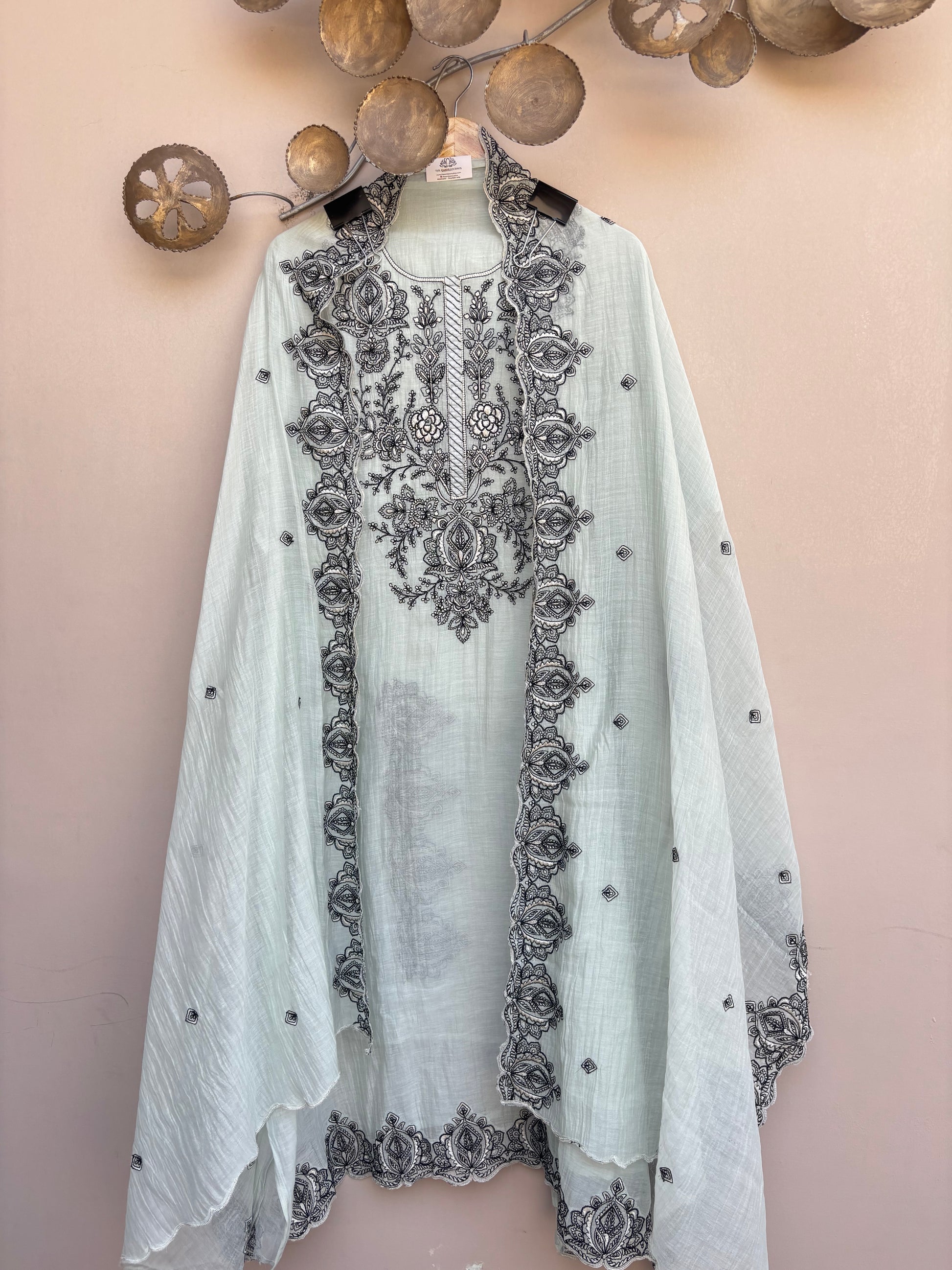 Celeste Garden Unstitched Suit