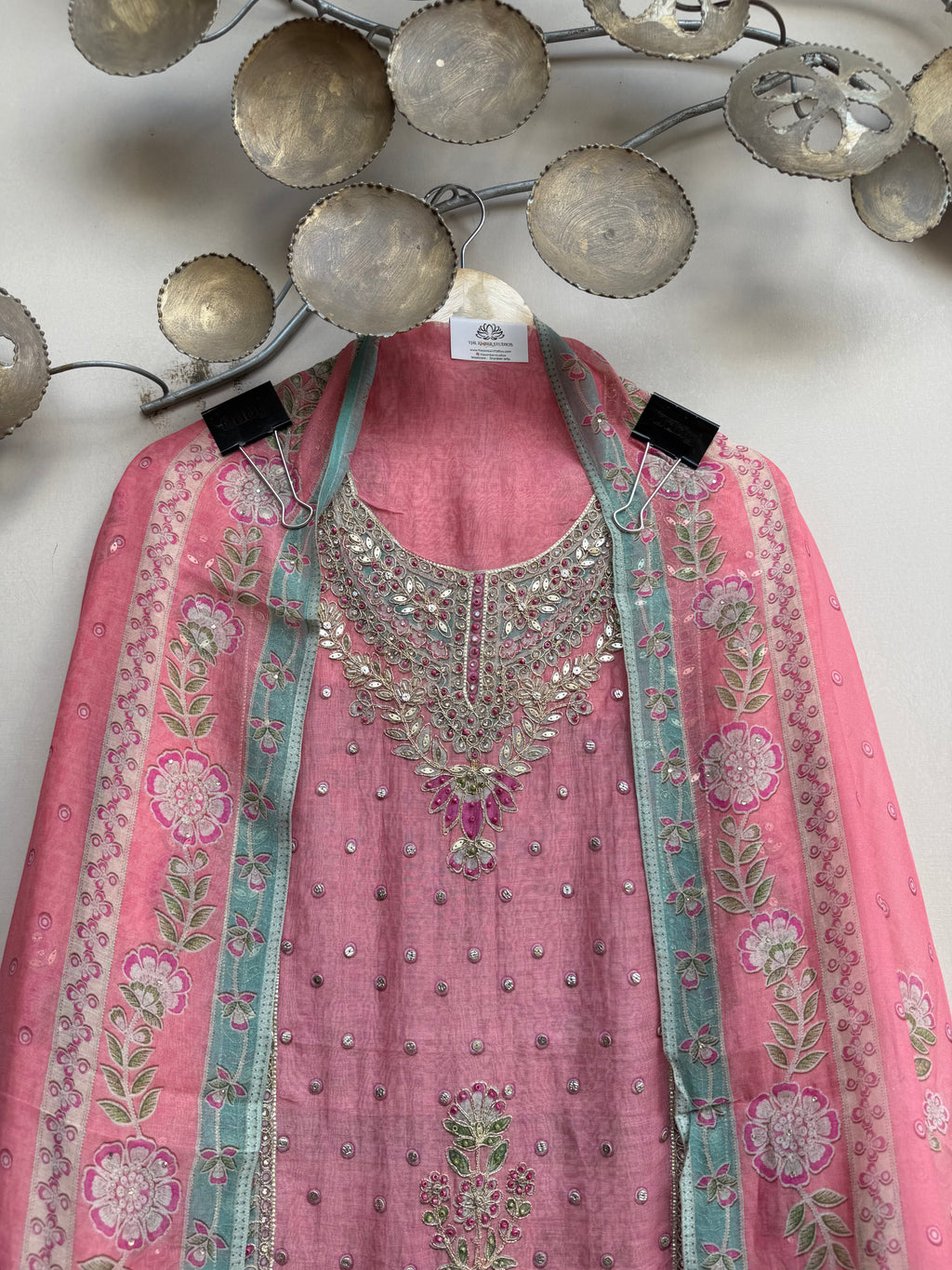 Blush Zeenat Unstitched Suit