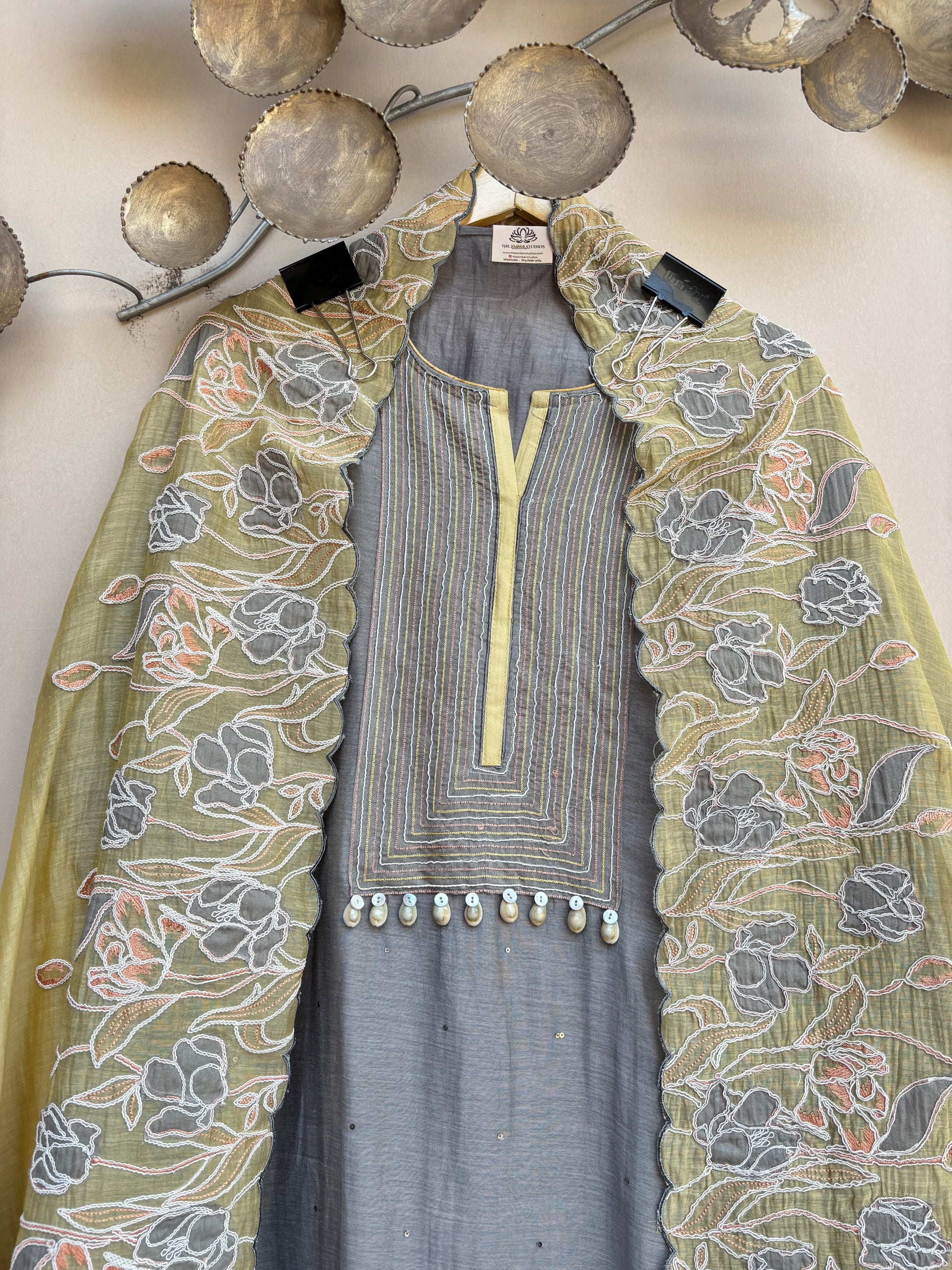 Tulip Whisper Unstitched Suit