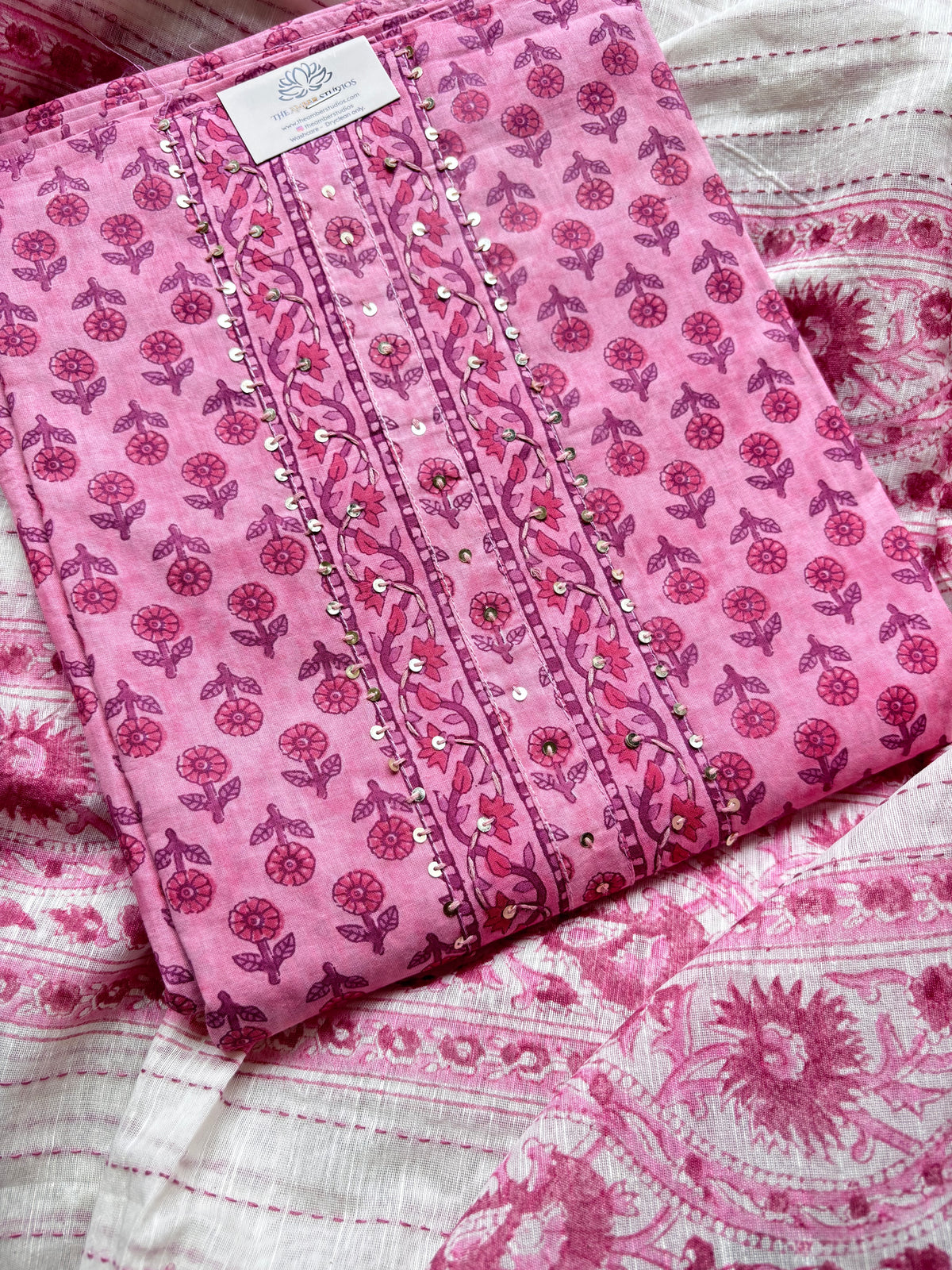 Kachnar Cotton Unstitched Suit