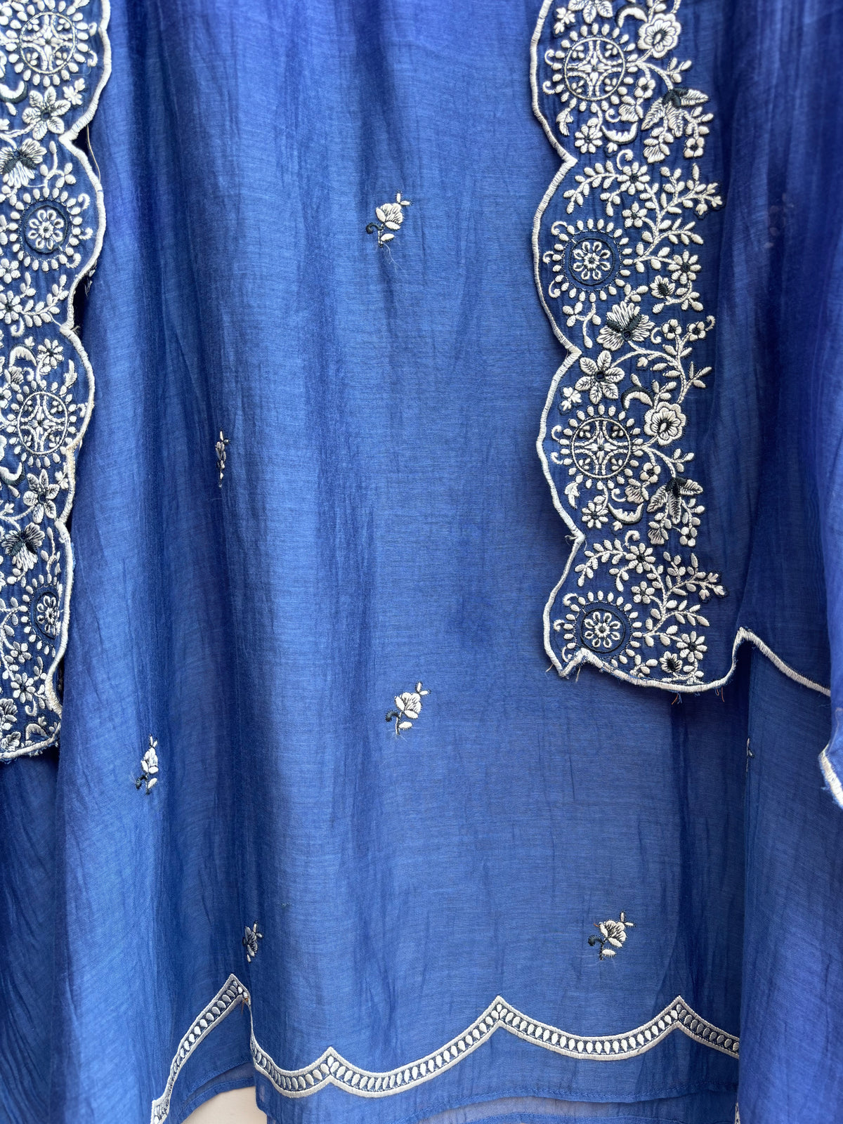 Lameesa Luxe Mulmul Chanderi Unstitched Suit