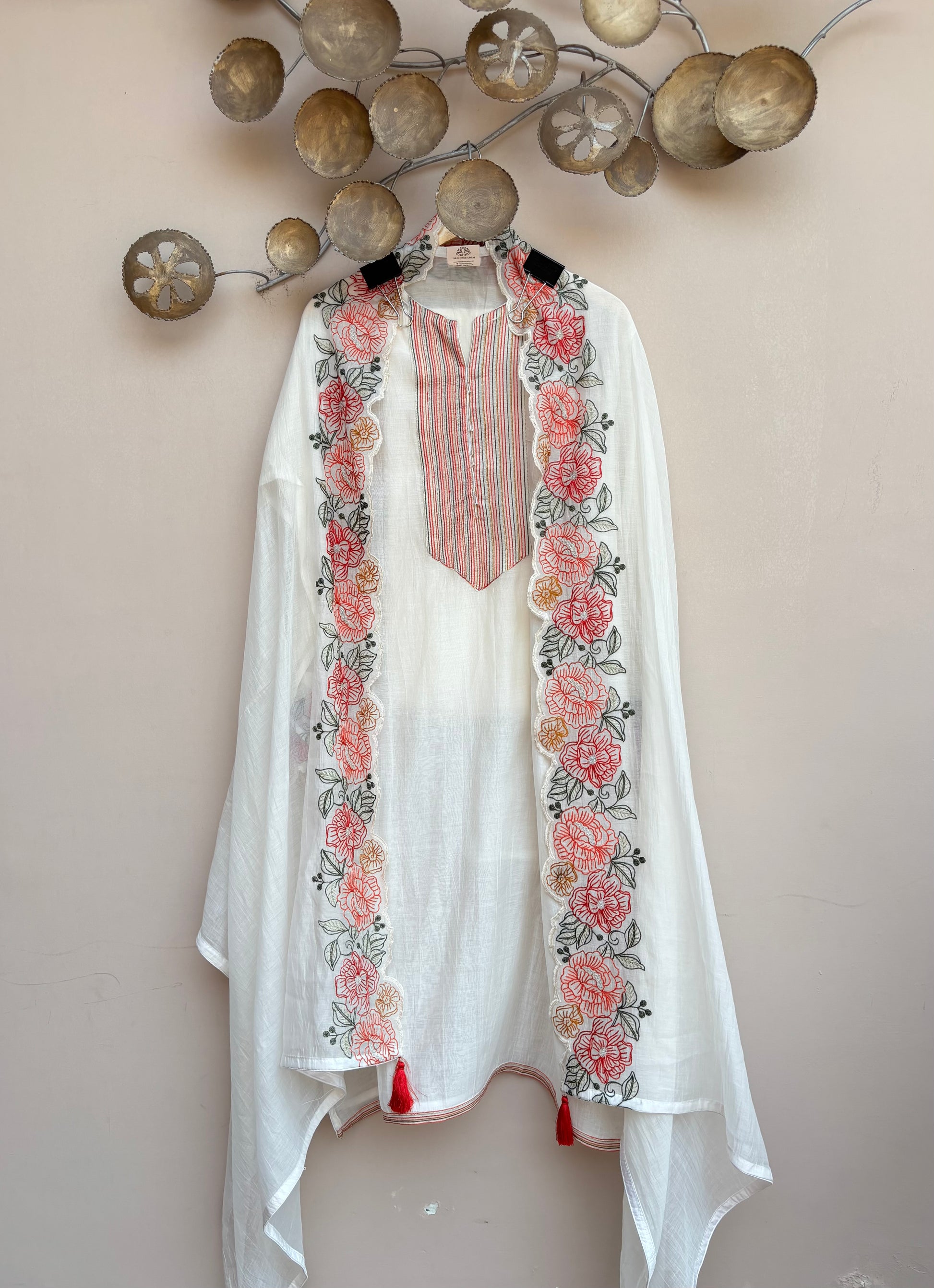 Gulbahaar Tassel Unstitched Suit