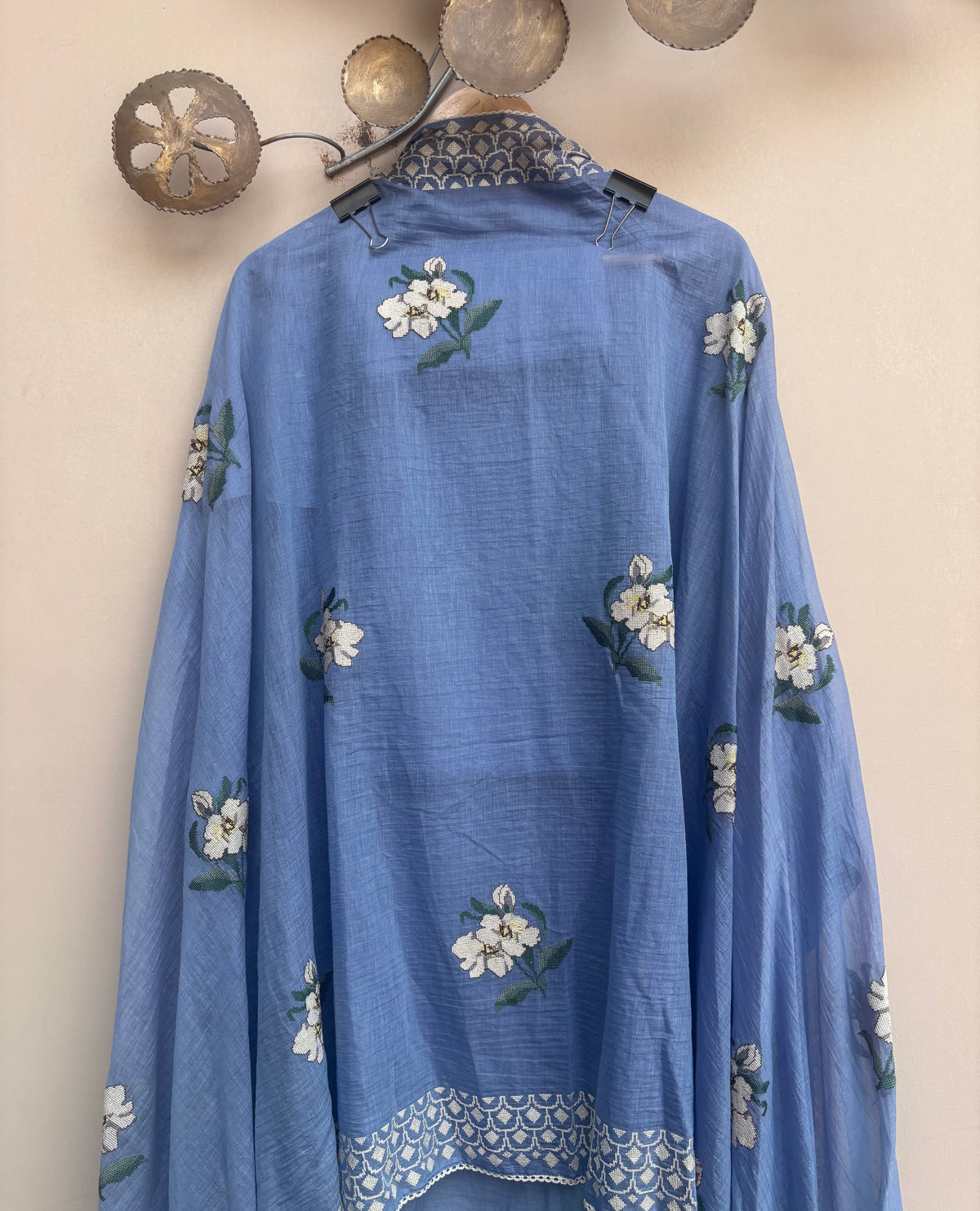Eira Bloom Mulmul Chanderi Unstitched Suit