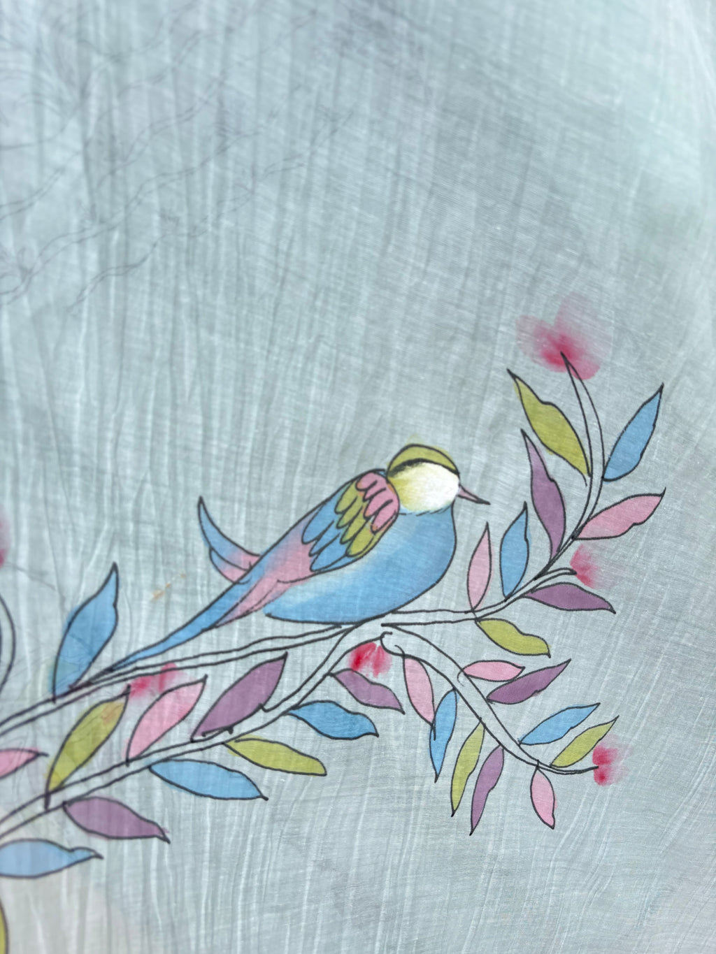 Zayba Grace Mulmul Chanderi Unstitched Suit