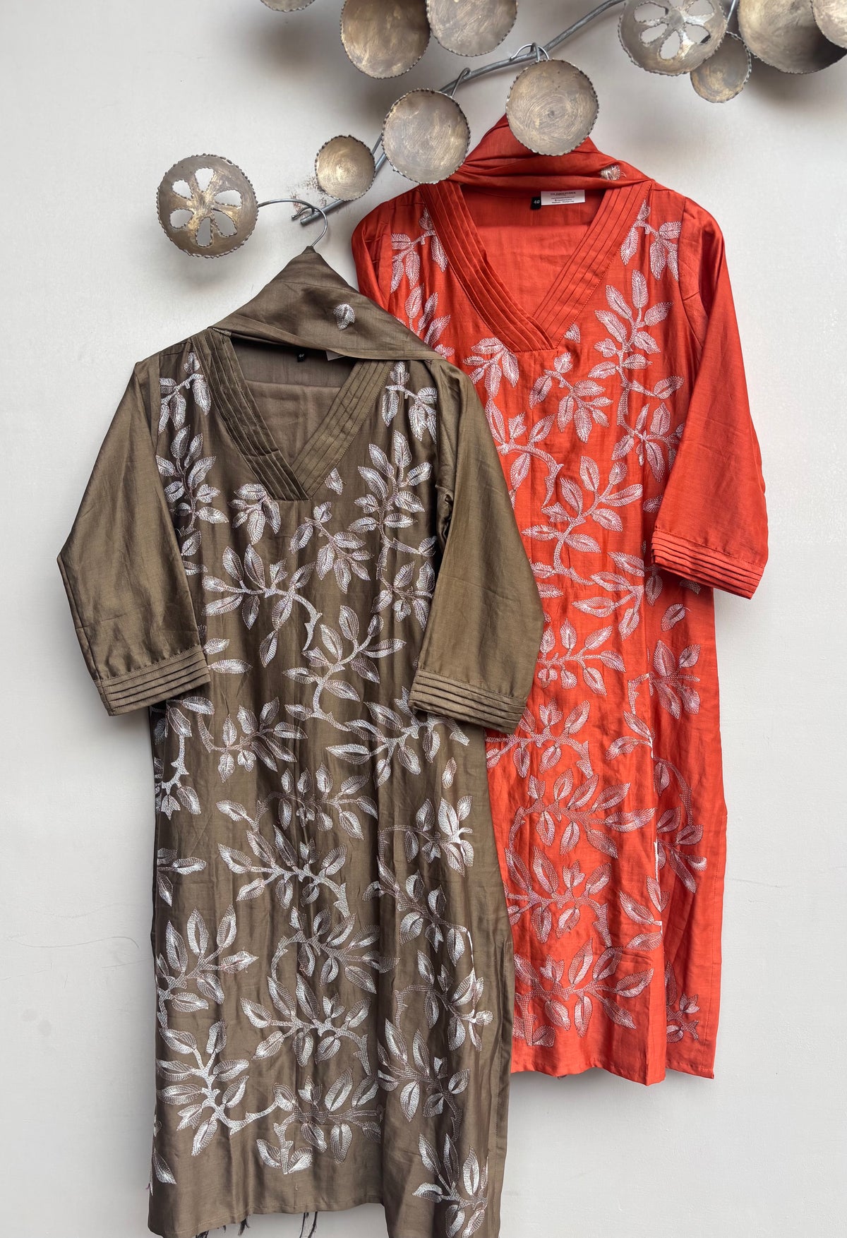 Zarmina Chanderi Silk Kurta Set