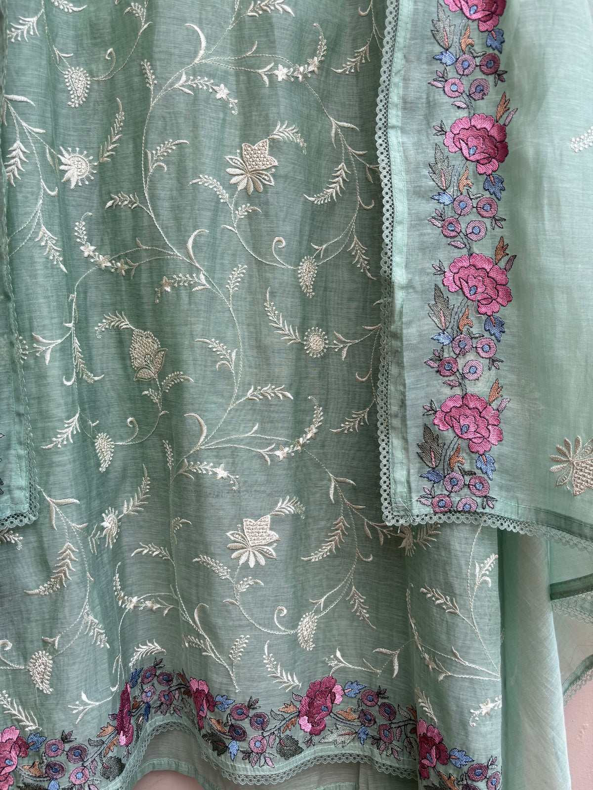 Abeer Grace Mulmul Chanderi Unstitched Suit