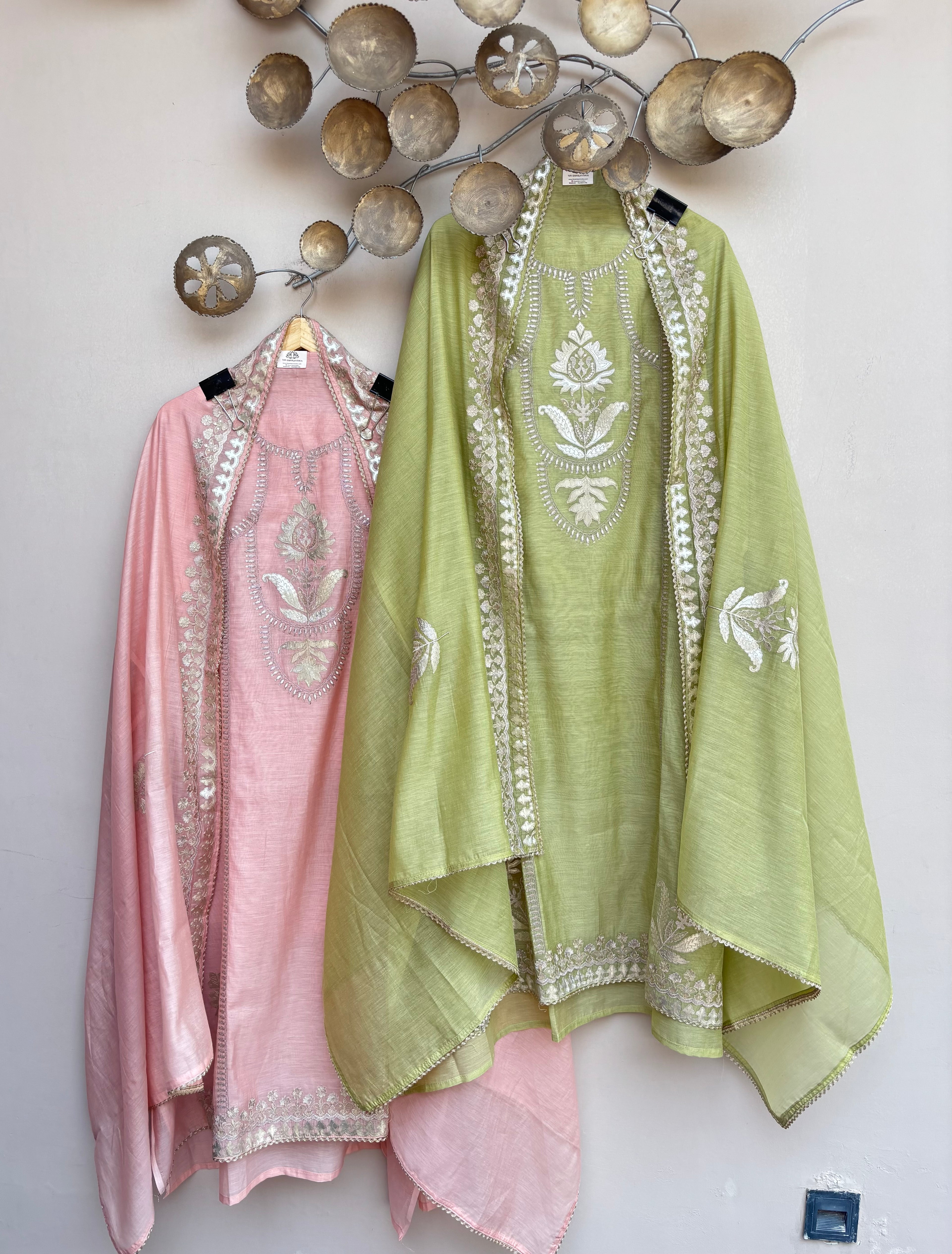 Sage Noor Unstitched Suit