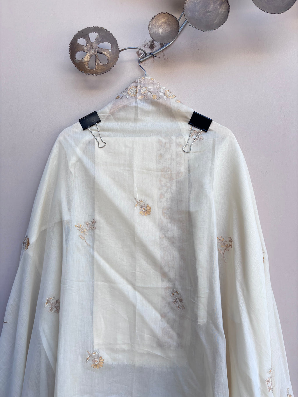 Rubaab Mulmul Chanderi Unstitched Suit