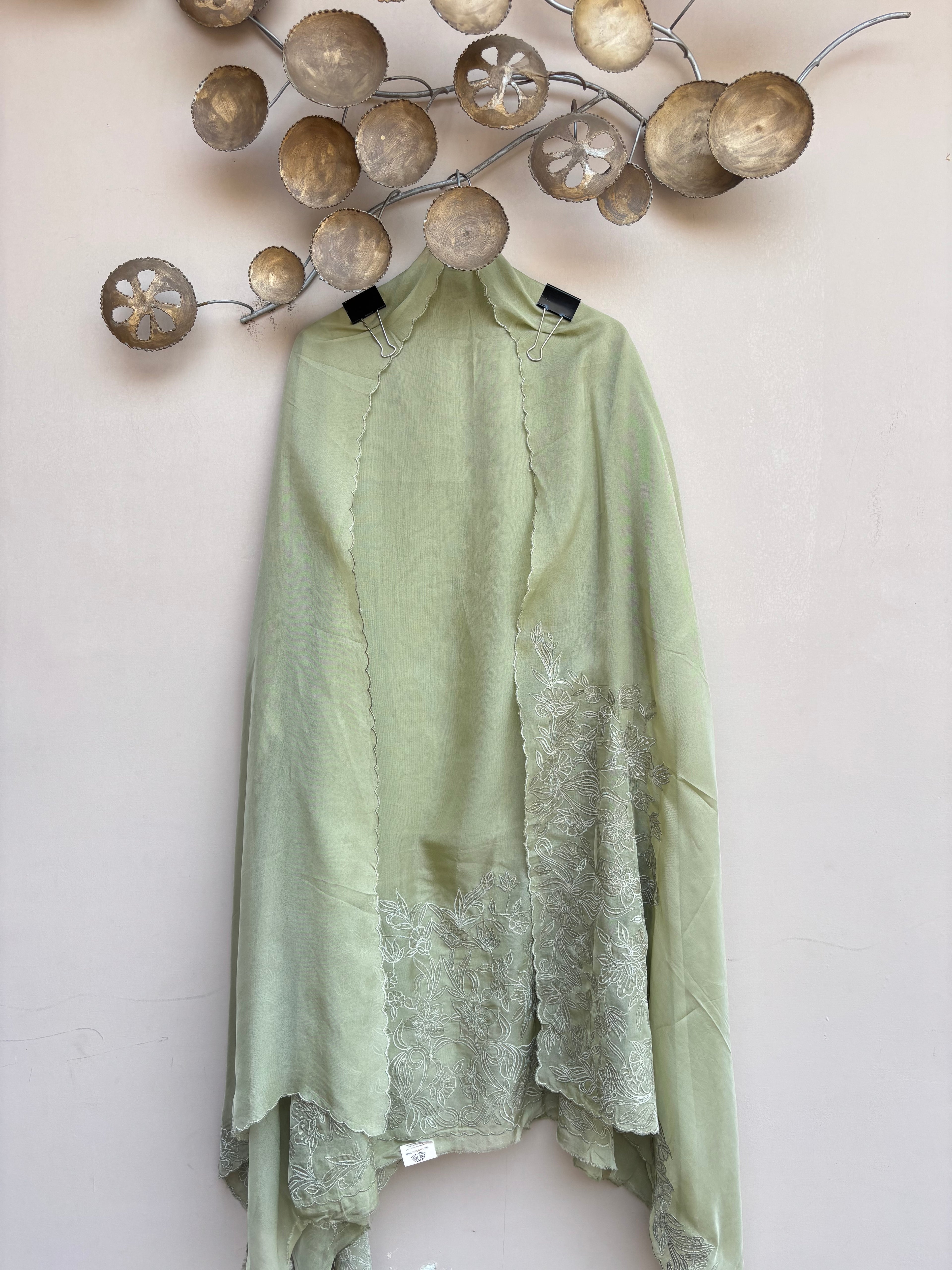 Mint Aura Unstitched Suit