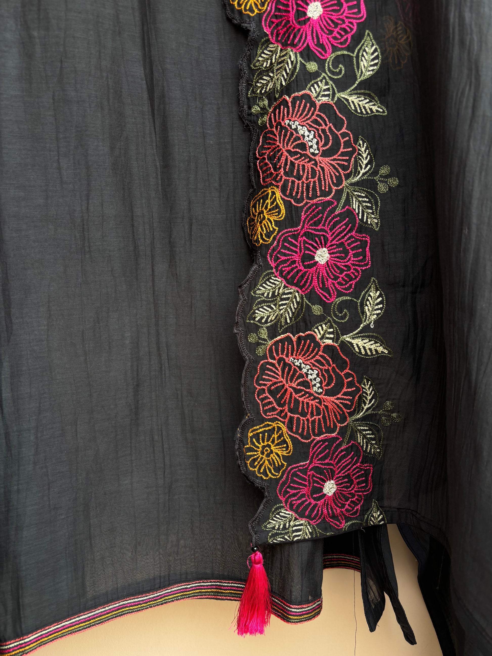 Gulbahaar Tassel Unstitched Suit