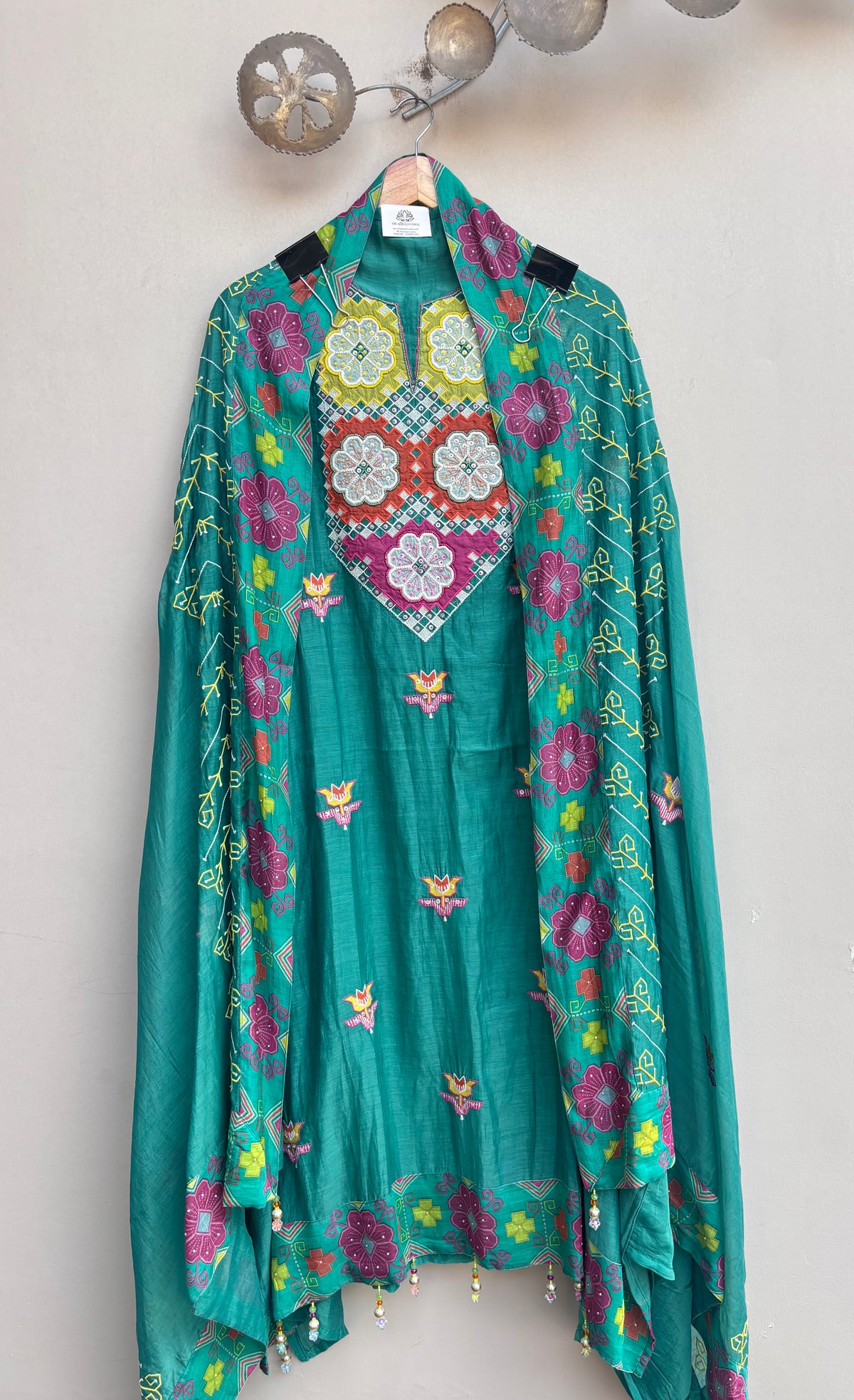 Wardah Mulmul Chanderi Unstitched Suit
