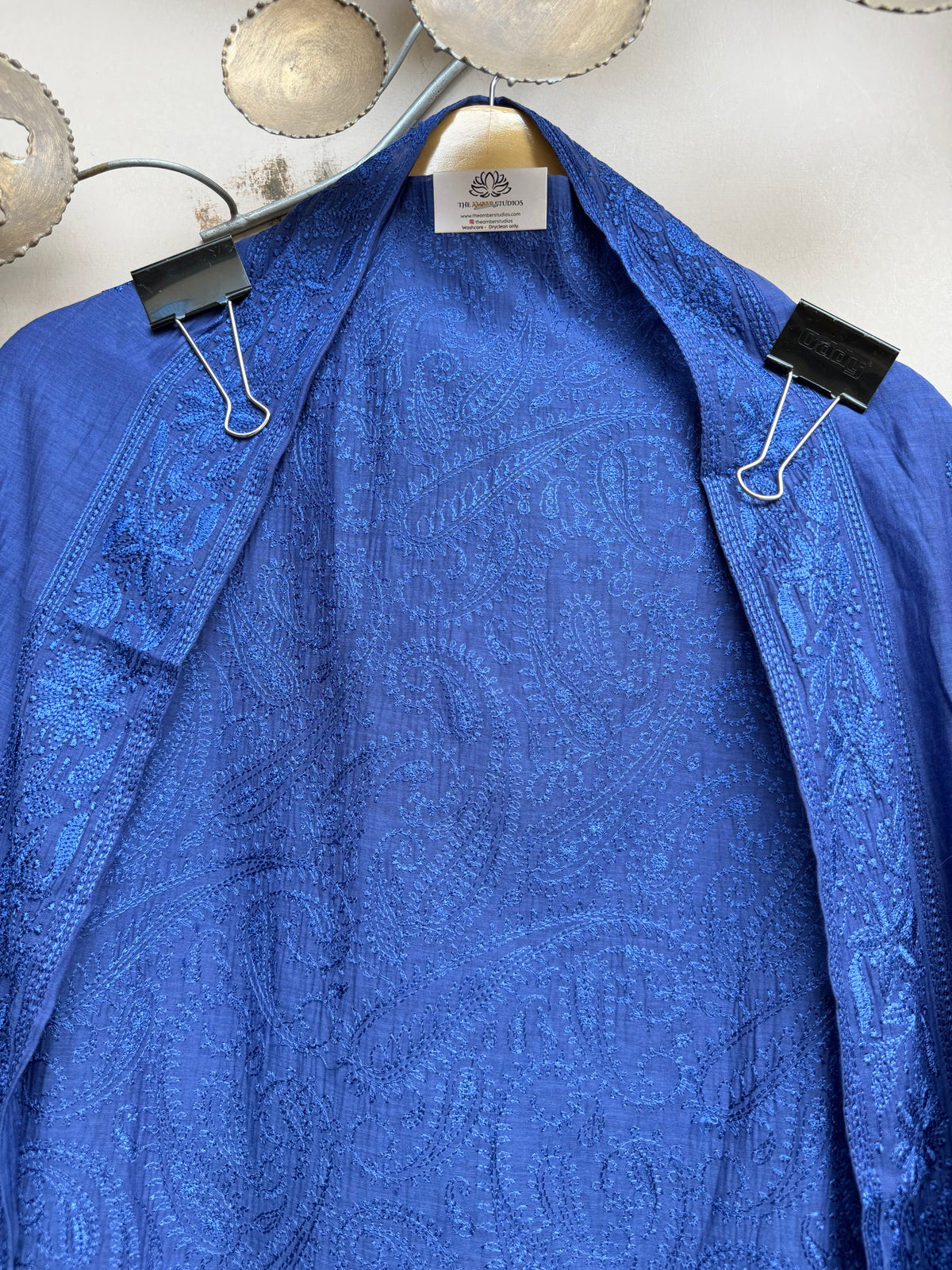 Royale Weave Mulmul Chanderi Unstitched Suit