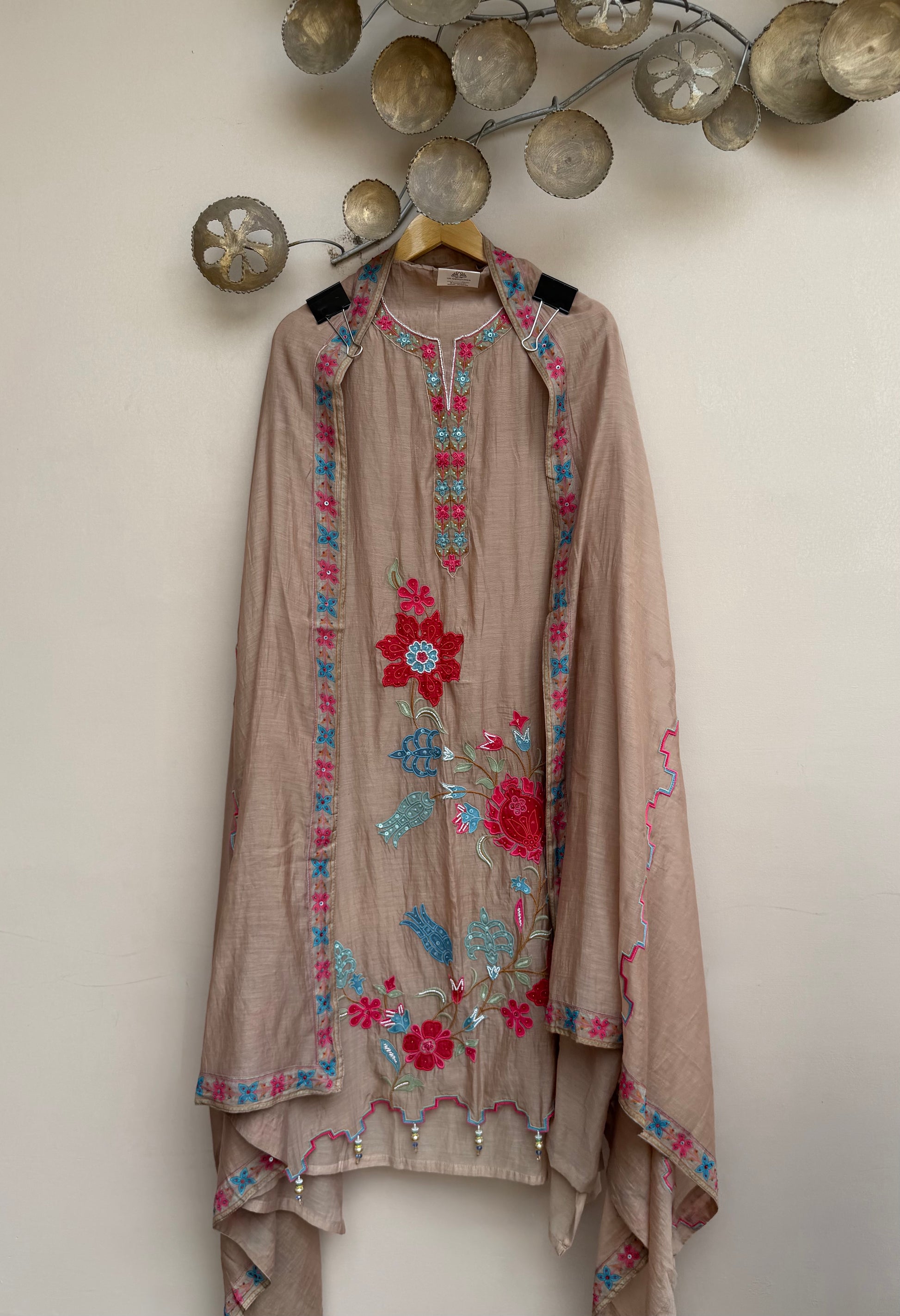 Aabroo Bloom Unstitched Suit