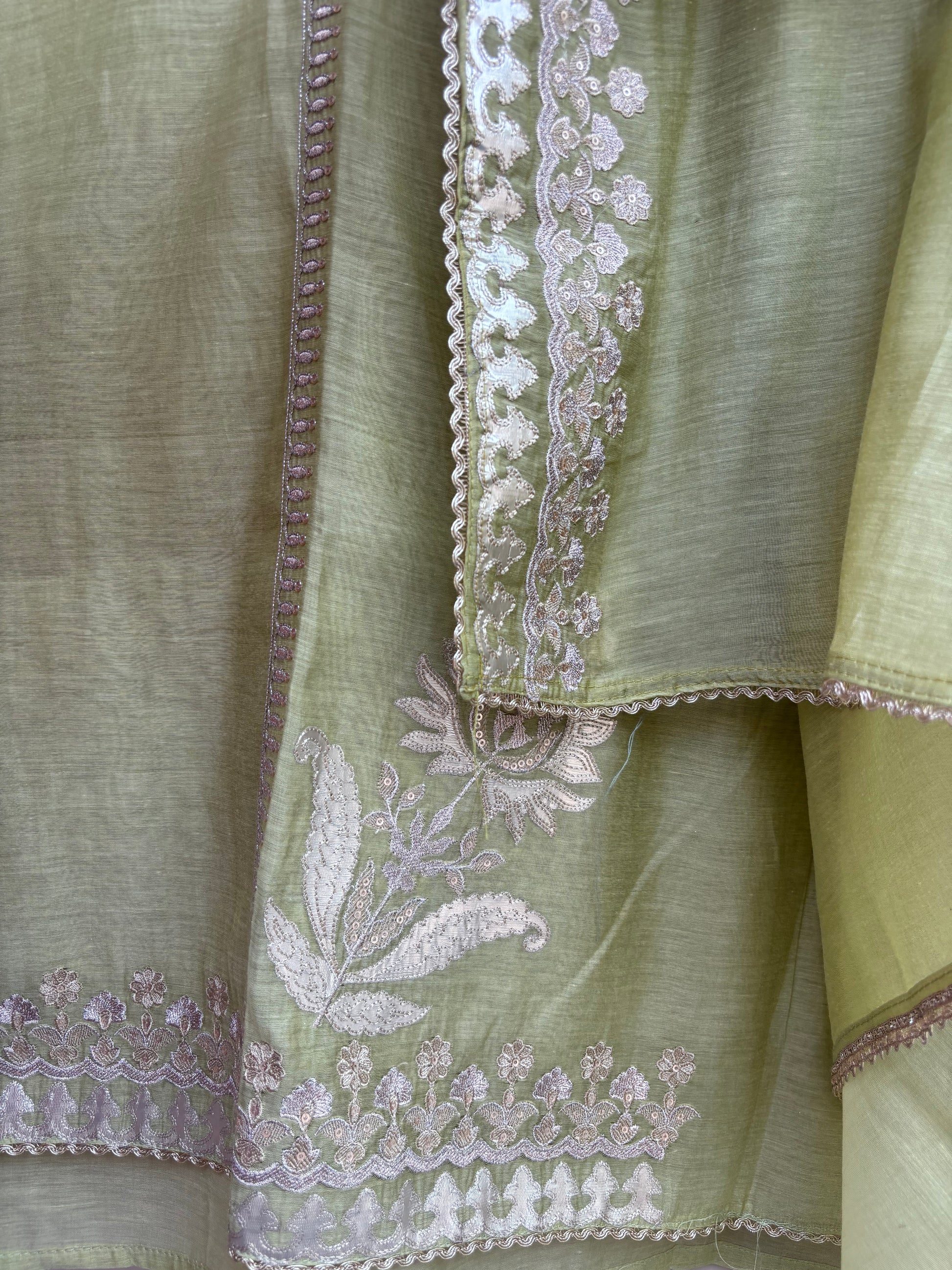 Sage Noor Unstitched Suit