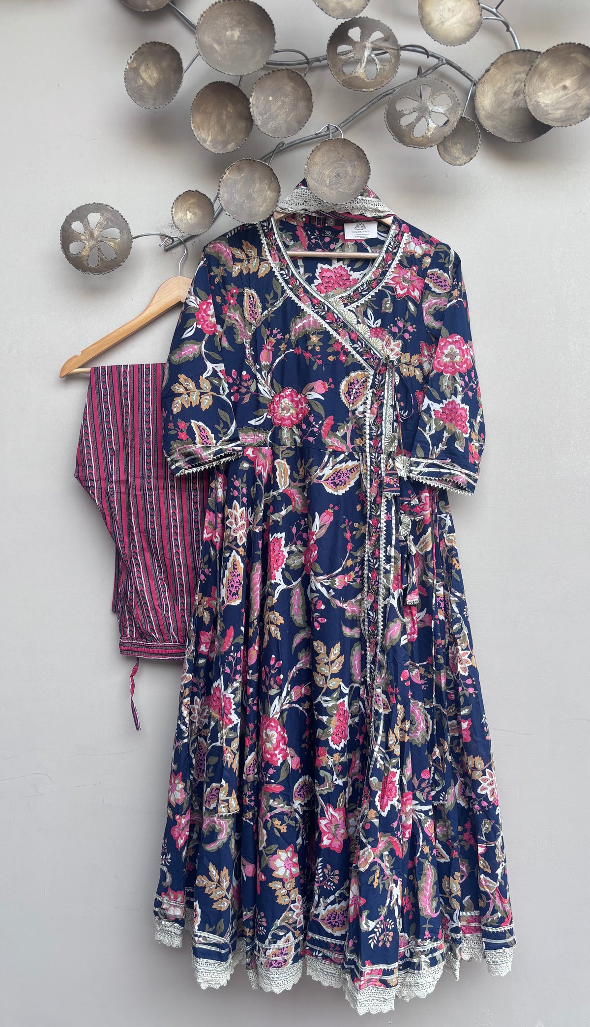Rangbari Cotton 3pc Kurta Set