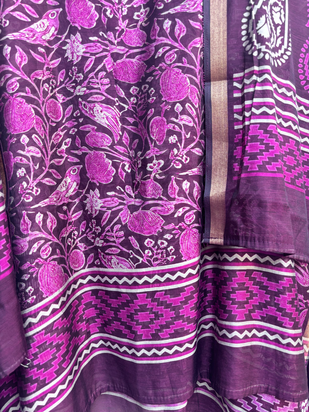 Naqsh Maheshwari Unstitched Suit